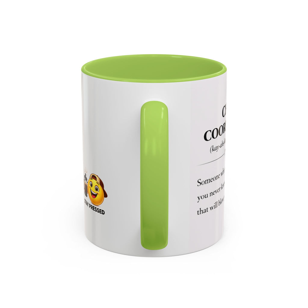 "Chaos Coordinator" Coffee Mug — Funny Definition Mug for Problem Solvers (11/15oz)