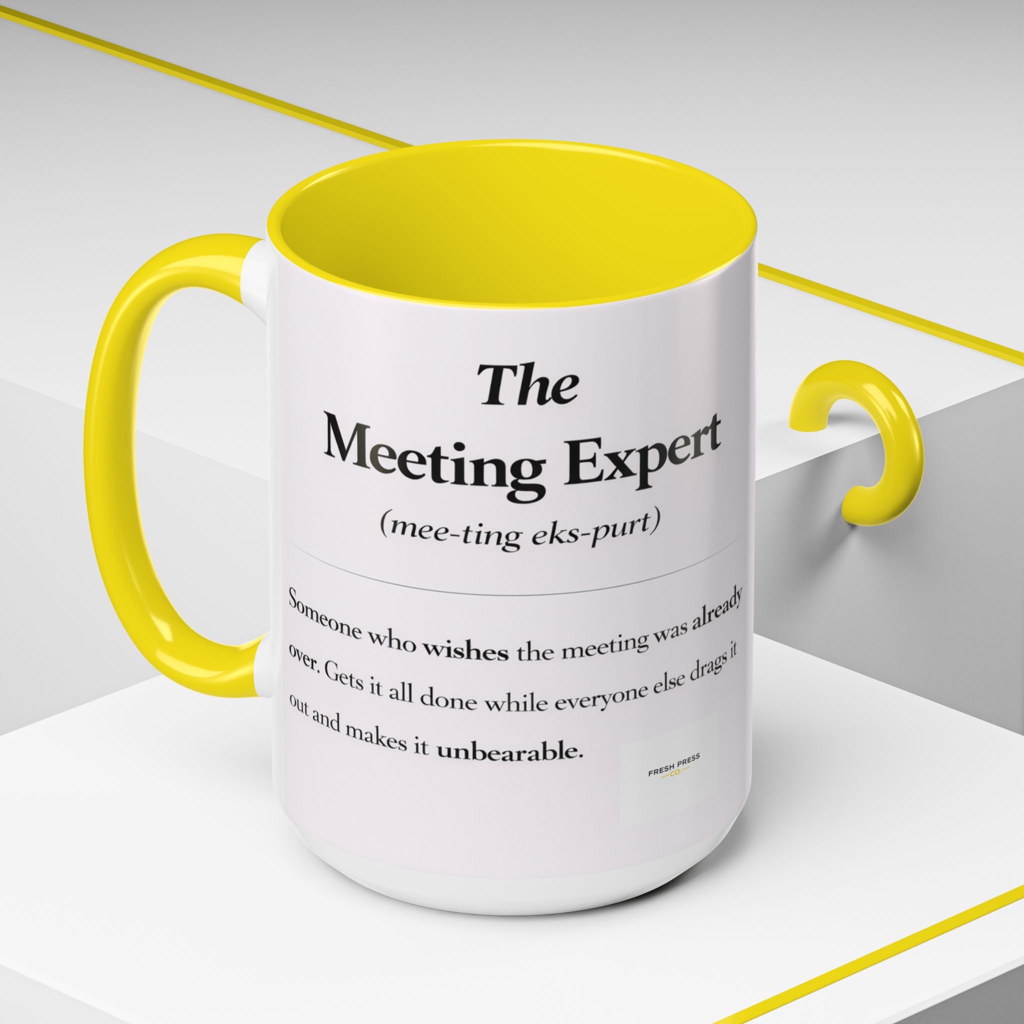 "The Meeting Expert" Coffee Accent Mug (11/15oz)