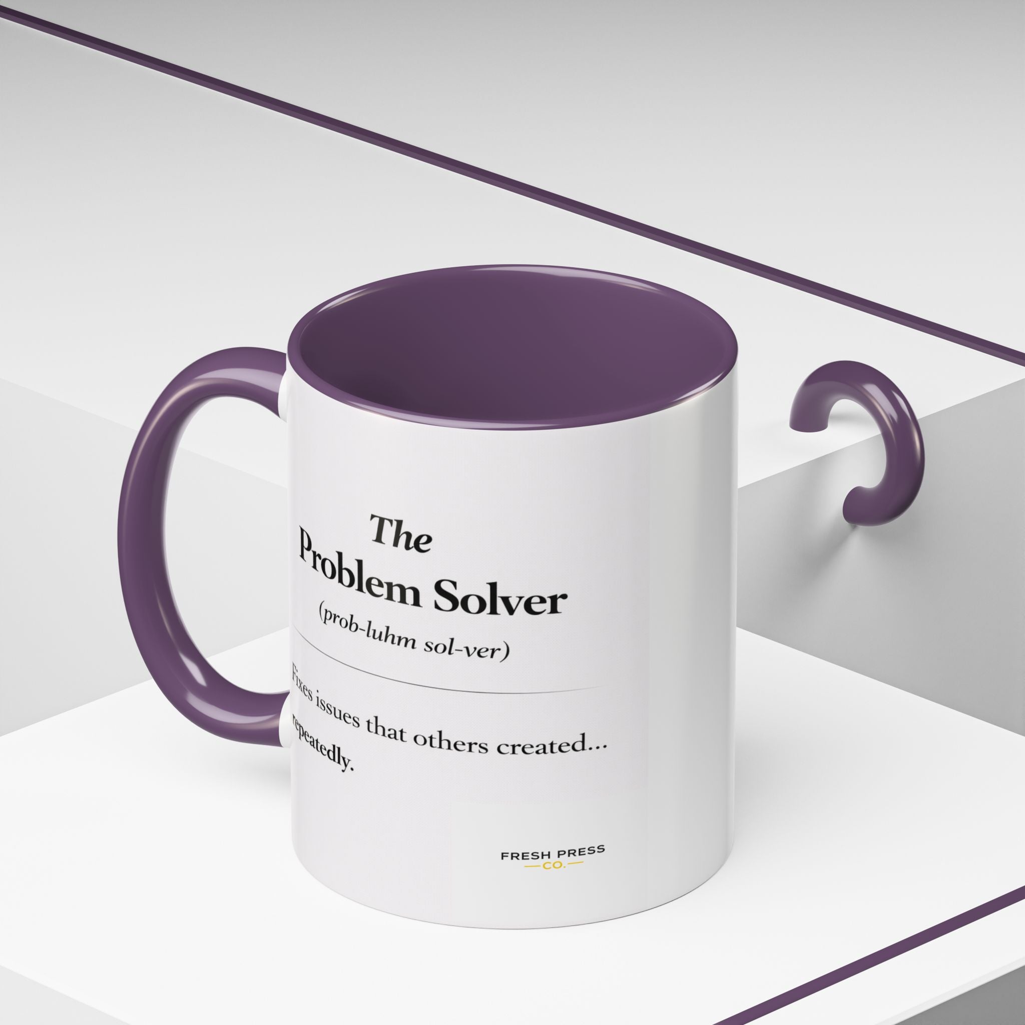 "The Problem Solver" Coffee Accent Mug (11/15oz)