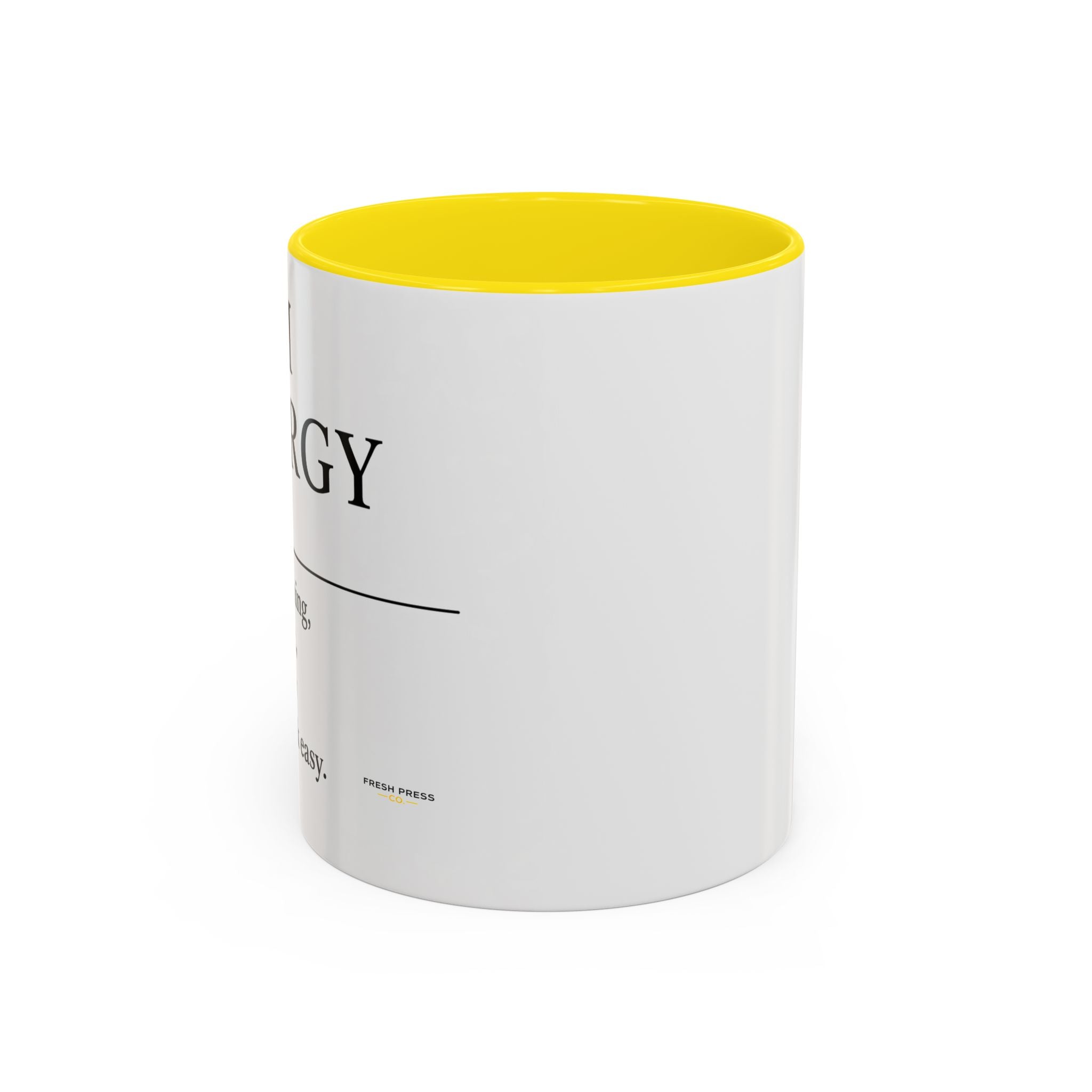 "Mom Energy" Coffee Mug —  Accent Mug (11/15oz)