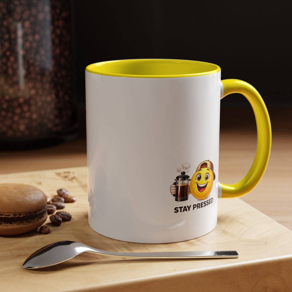 "Im Addicted" Coffee Mug – Funny Emoji Espresso Cup (11/15oz)