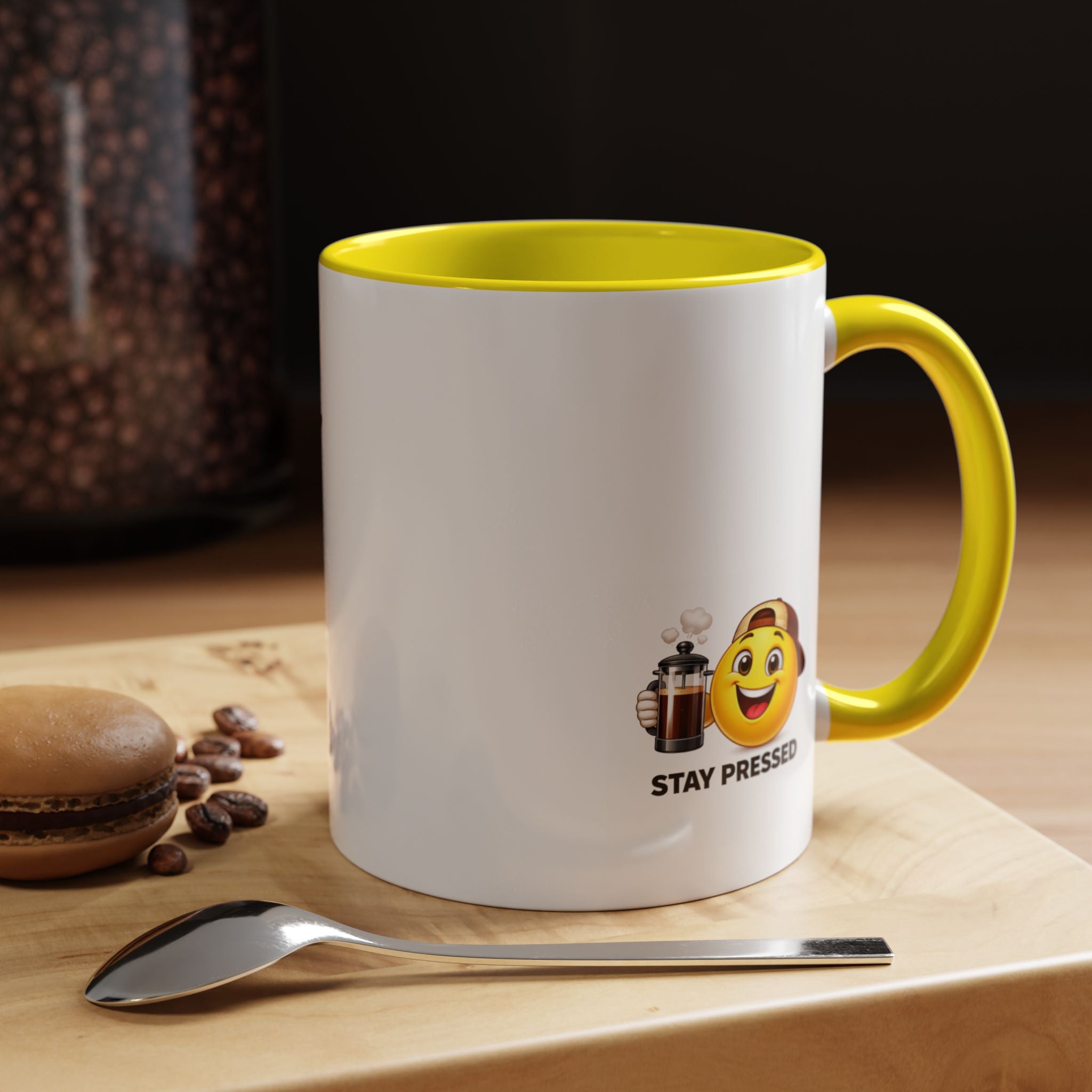 "Im Addicted" Coffee Mug – Funny Emoji Espresso Cup (11/15oz)
