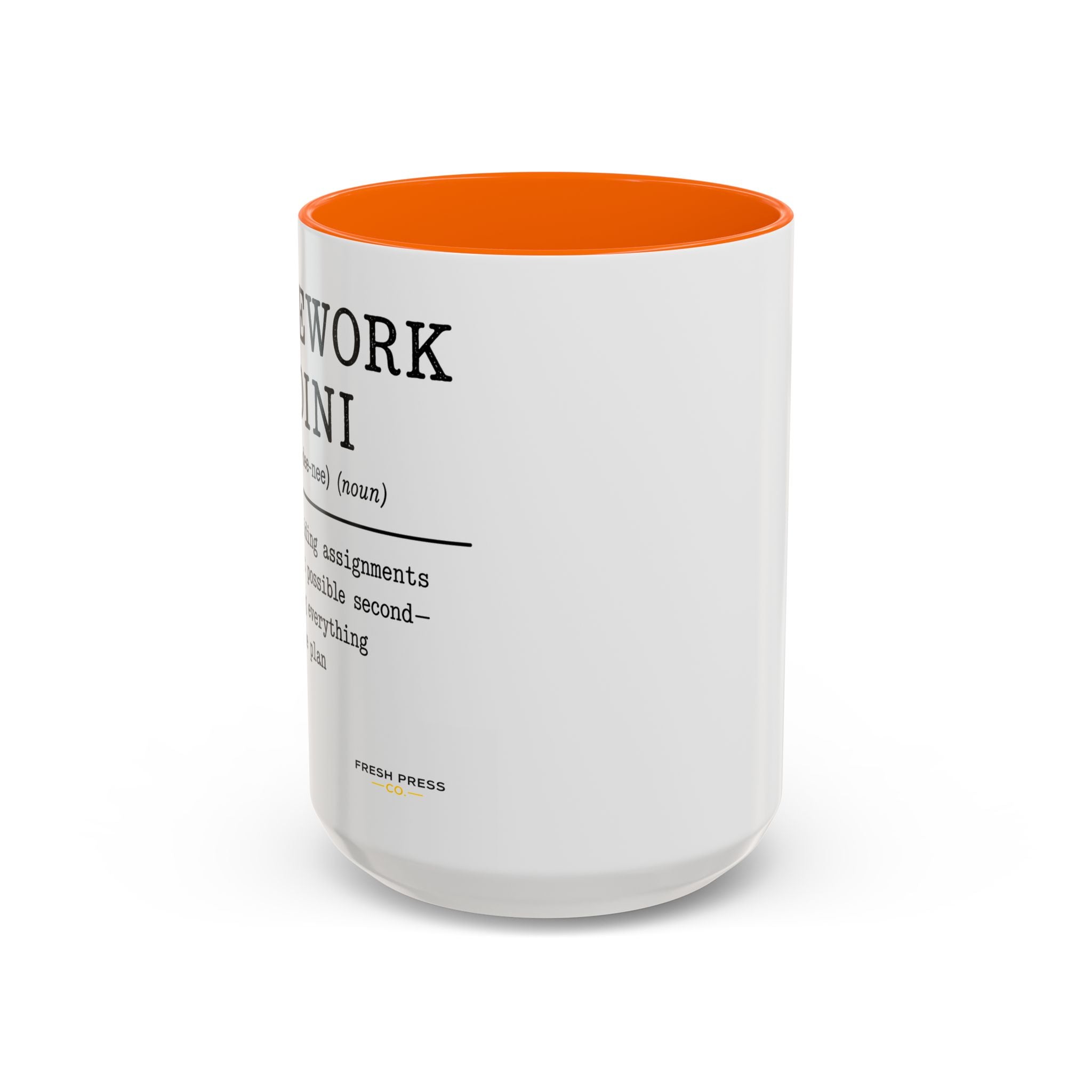 "Homework Houdini" Coffee Mug — Accent Mug