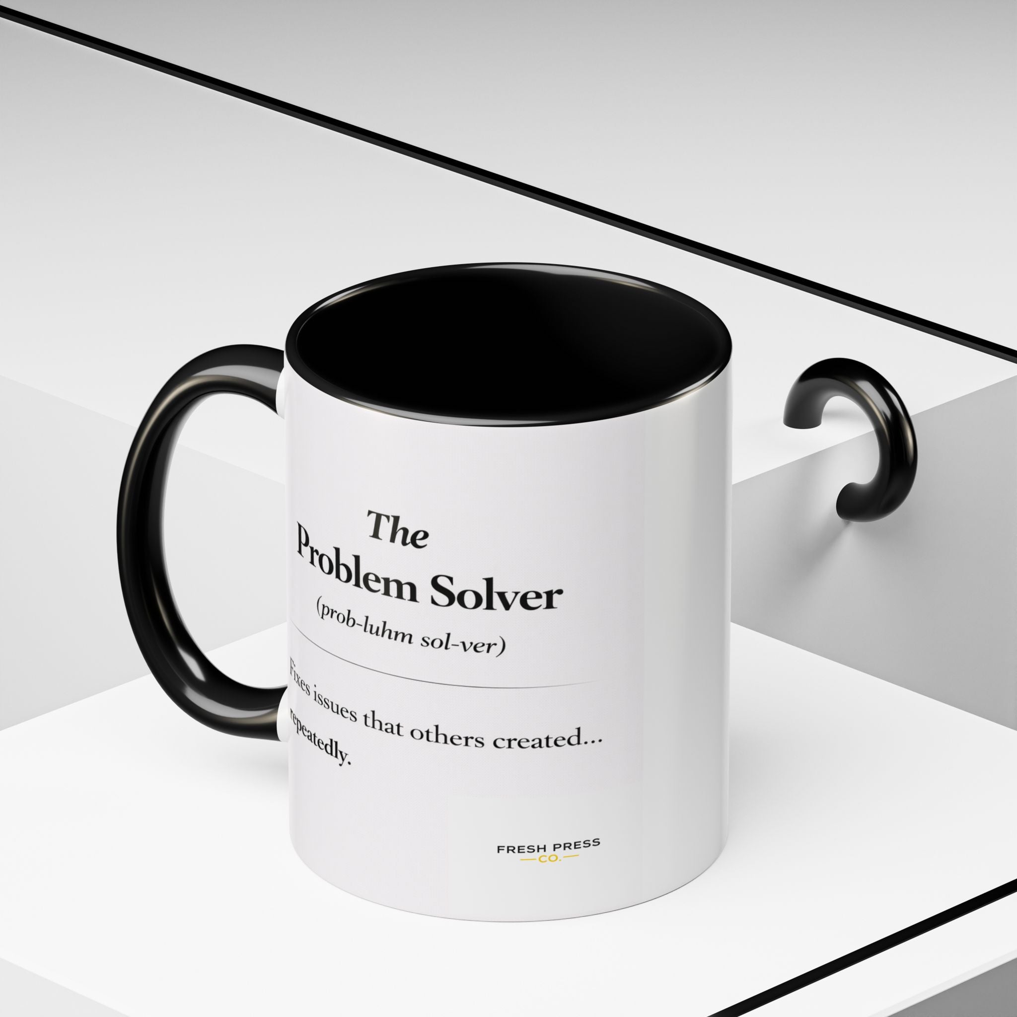 "The Problem Solver" Coffee Accent Mug (11/15oz)