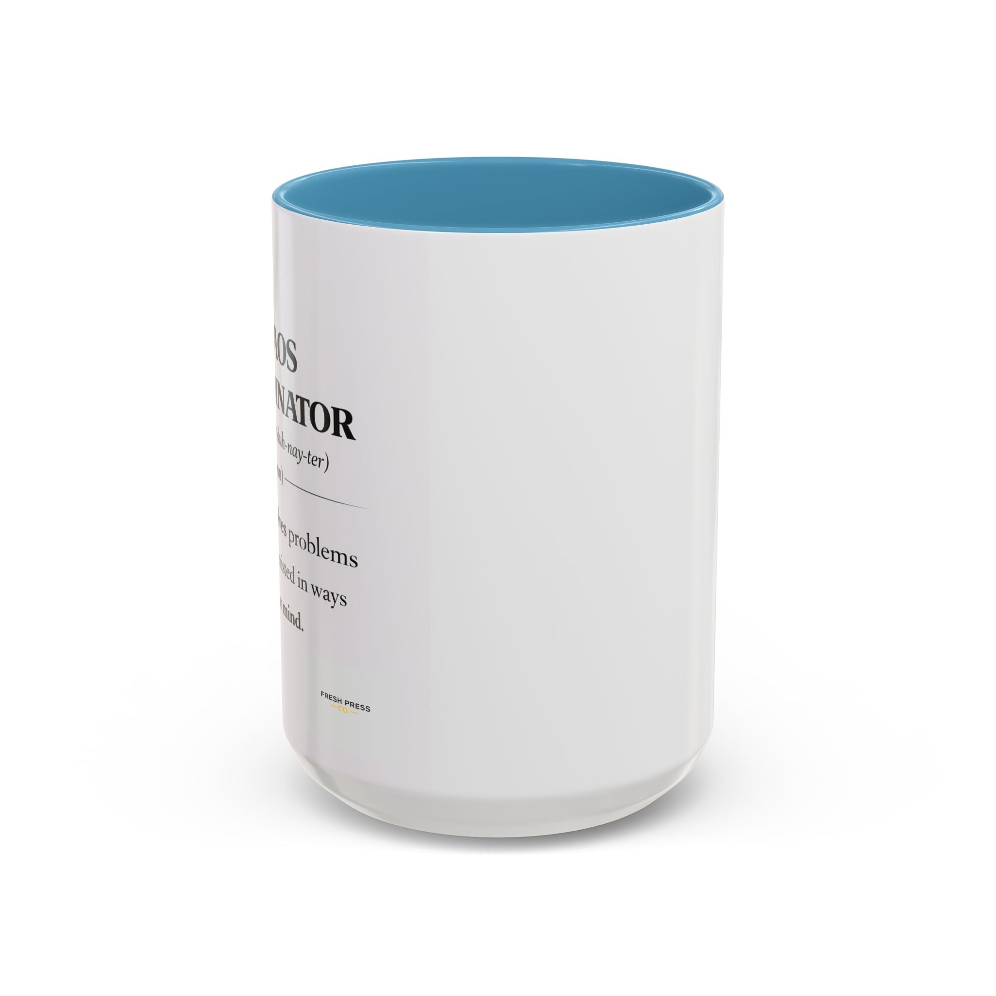 "Chaos Coordinator" Coffee Mug — Funny Definition Mug for Problem Solvers (11/15oz)