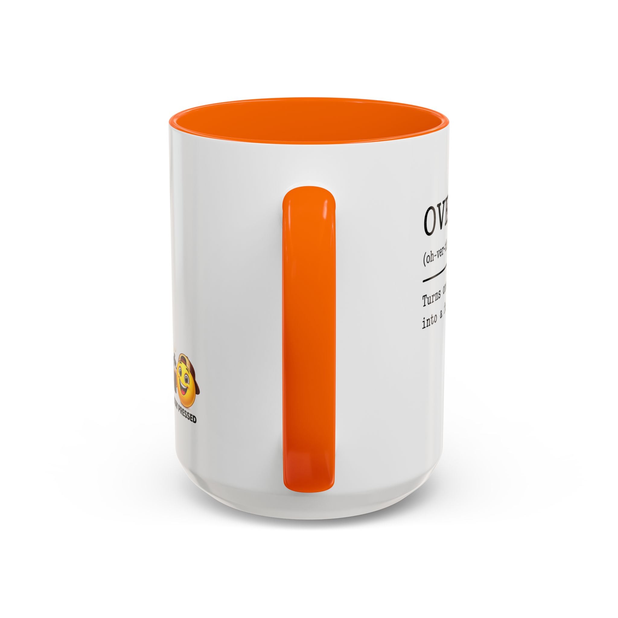 "Overthinker" Coffee Mug — Funny Accent Mug (11/15 oz)