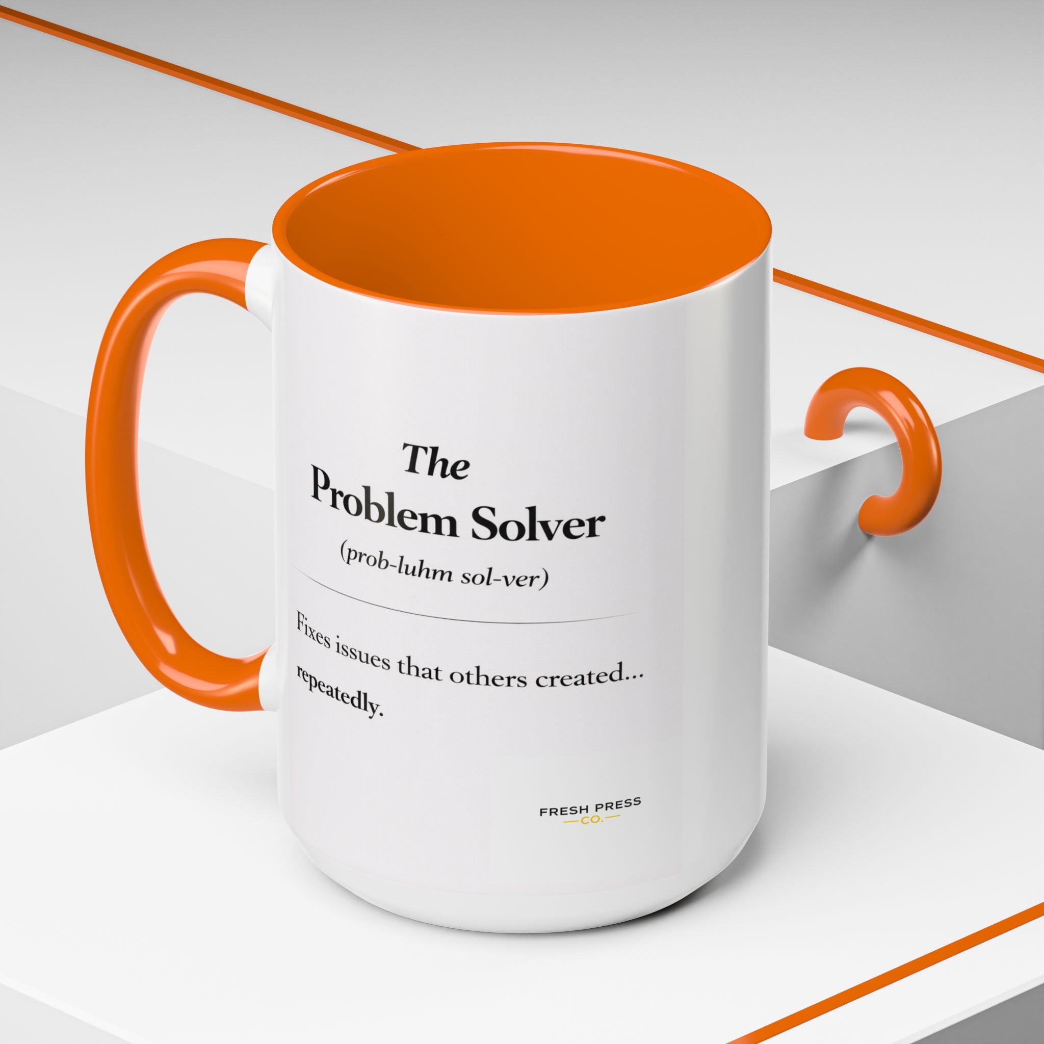 "The Problem Solver" Coffee Accent Mug (11/15oz)