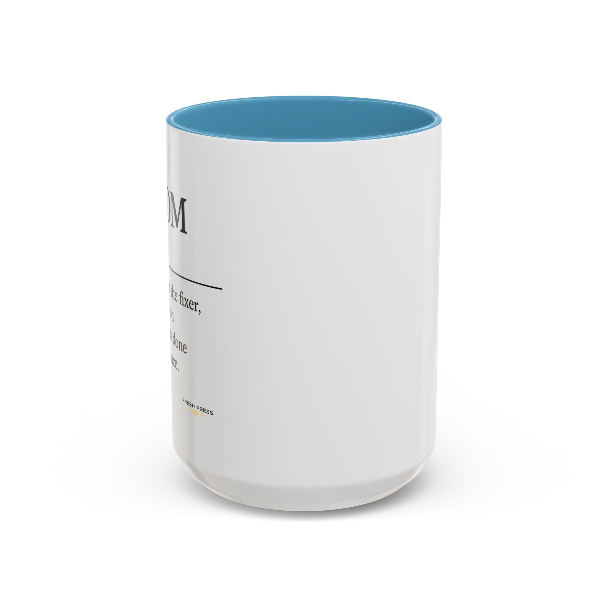 "Mom" Coffee Mug - Accent Mug (11/15oz)