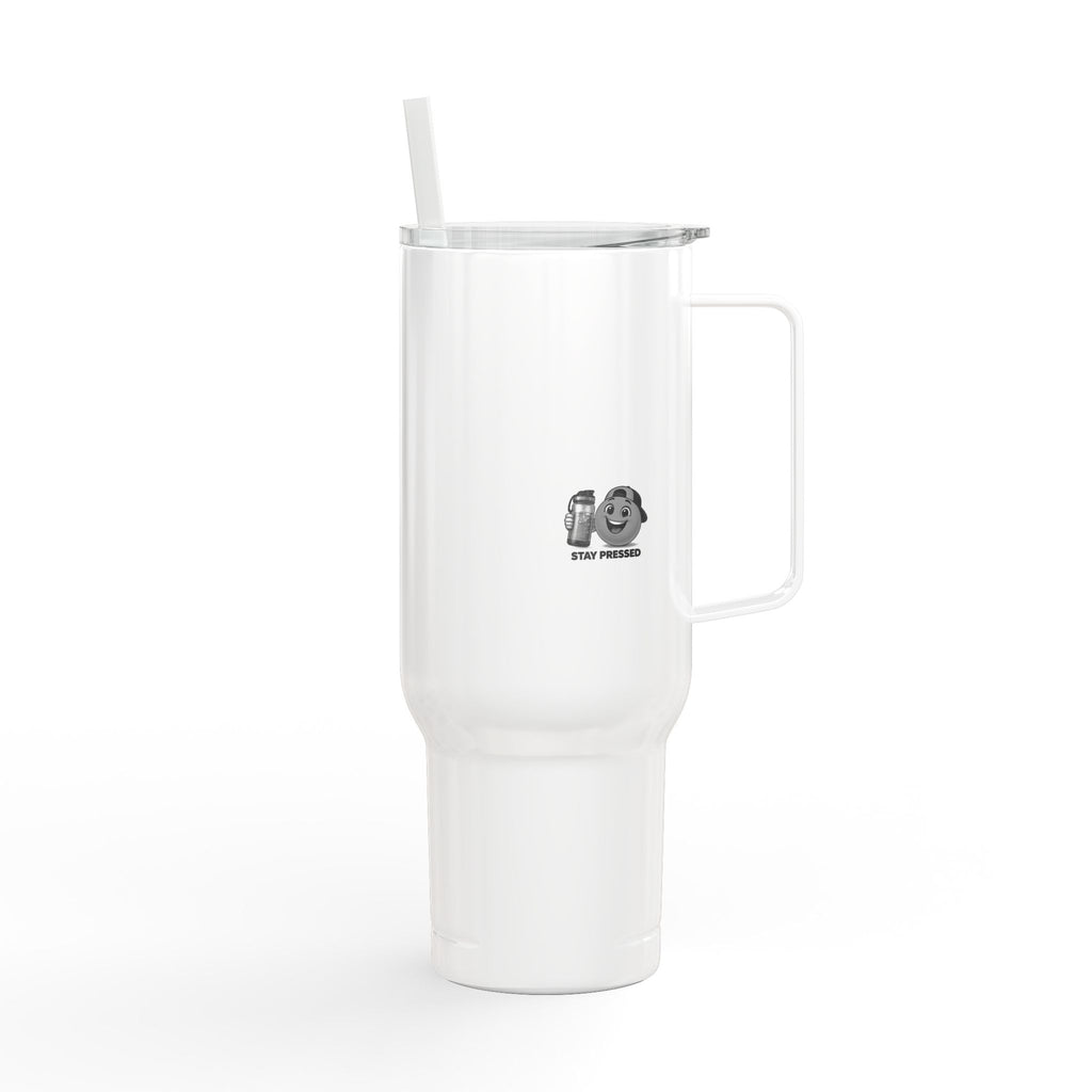 "I Got Out Of My Tesla For This?" 40oz Insulated Travel Tumbler – Engraved Car Lover Gift