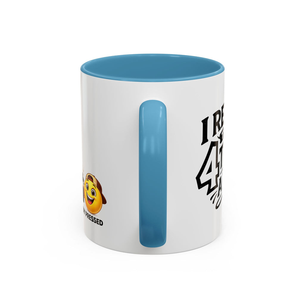 "I Reheat This Four Times A Day" Coffee Mug — Fun Espresso Emoji Accent Mug (11/15oz)