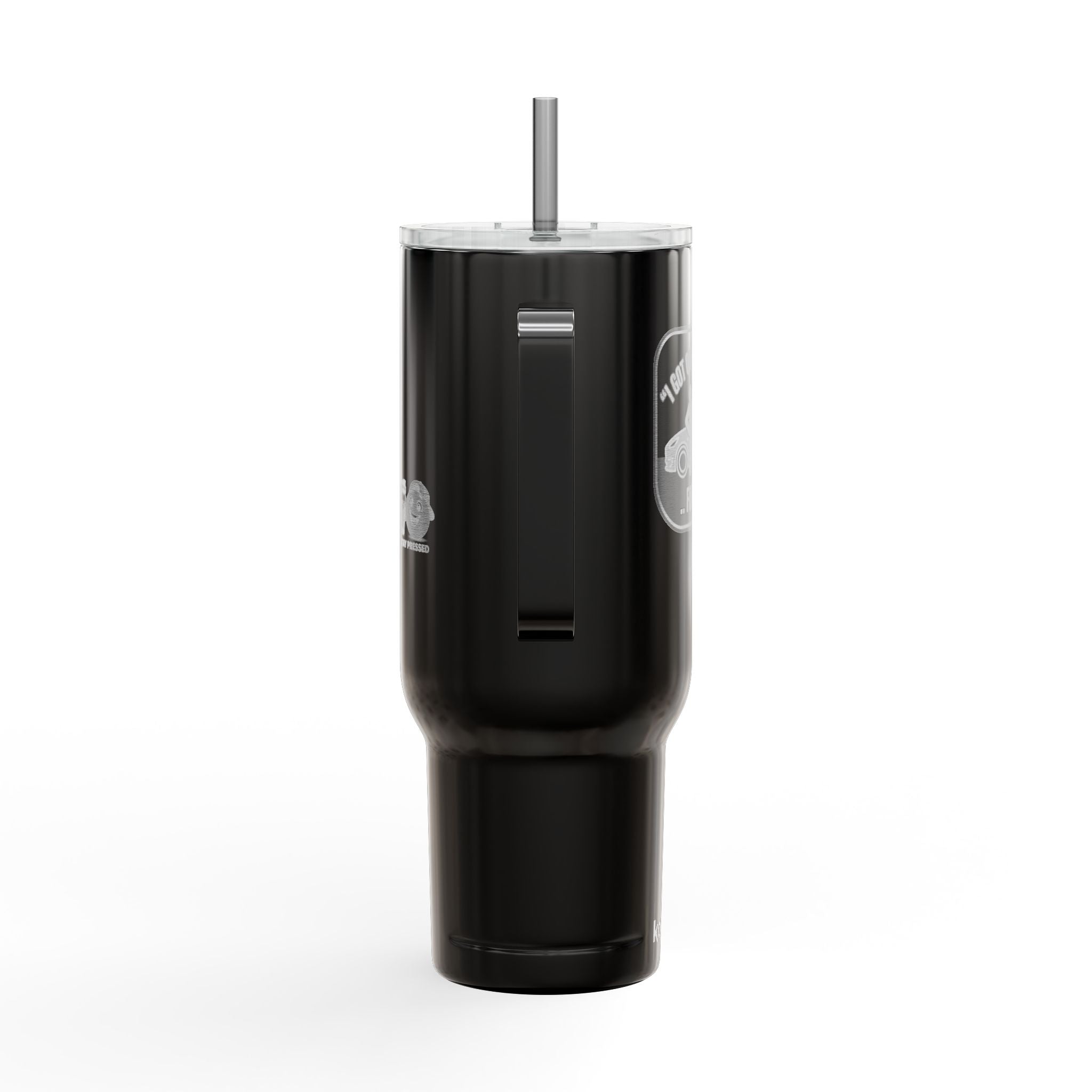 "I Got Out Of My Tesla For This?" 40oz Insulated Travel Tumbler – Engraved Car Lover Gift