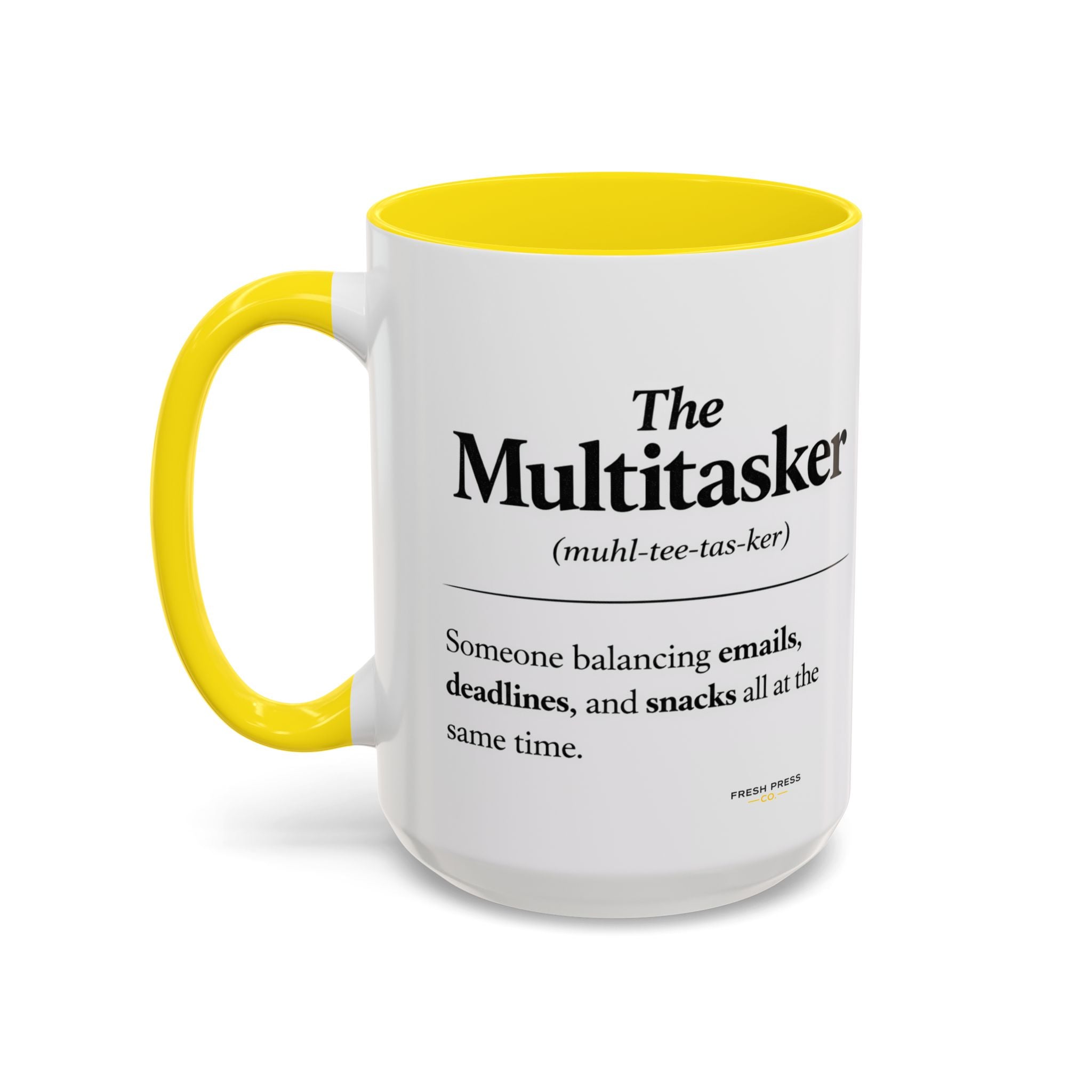 "The Multitasker" Accent Coffee Mug (11, 15oz)