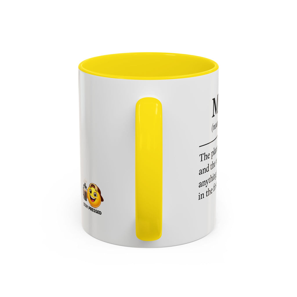 "Mom" Coffee Mug - Accent Mug (11/15oz)