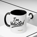 "Im Addicted" Coffee Mug – Funny Emoji Espresso Cup (11/15oz)