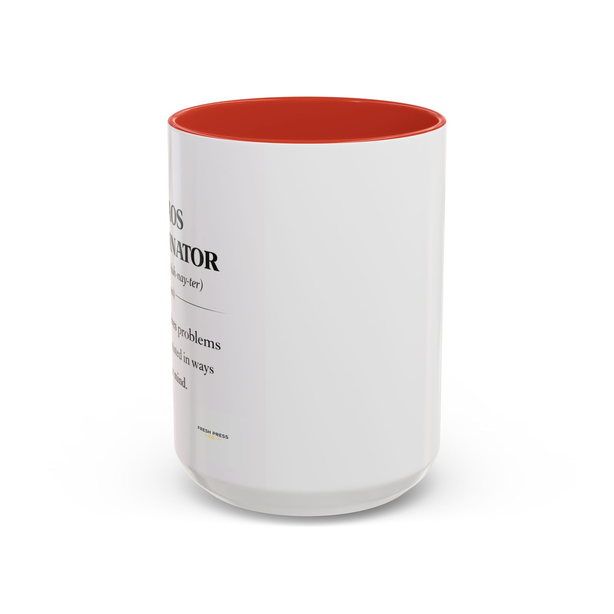 "Chaos Coordinator" Coffee Mug — Funny Definition Mug for Problem Solvers (11/15oz)