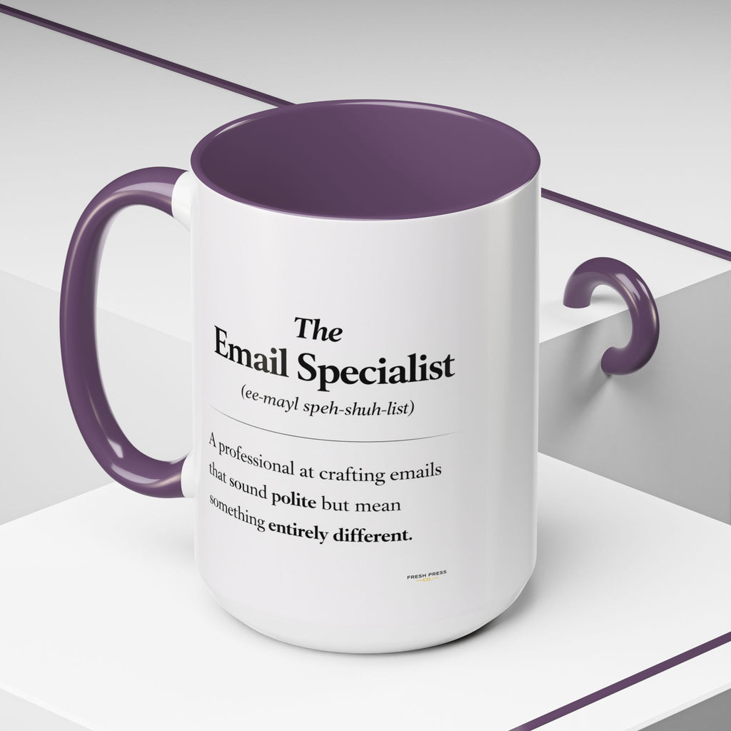 "The Email Specialist" Coffee Mug (11/15oz Accent Mug)