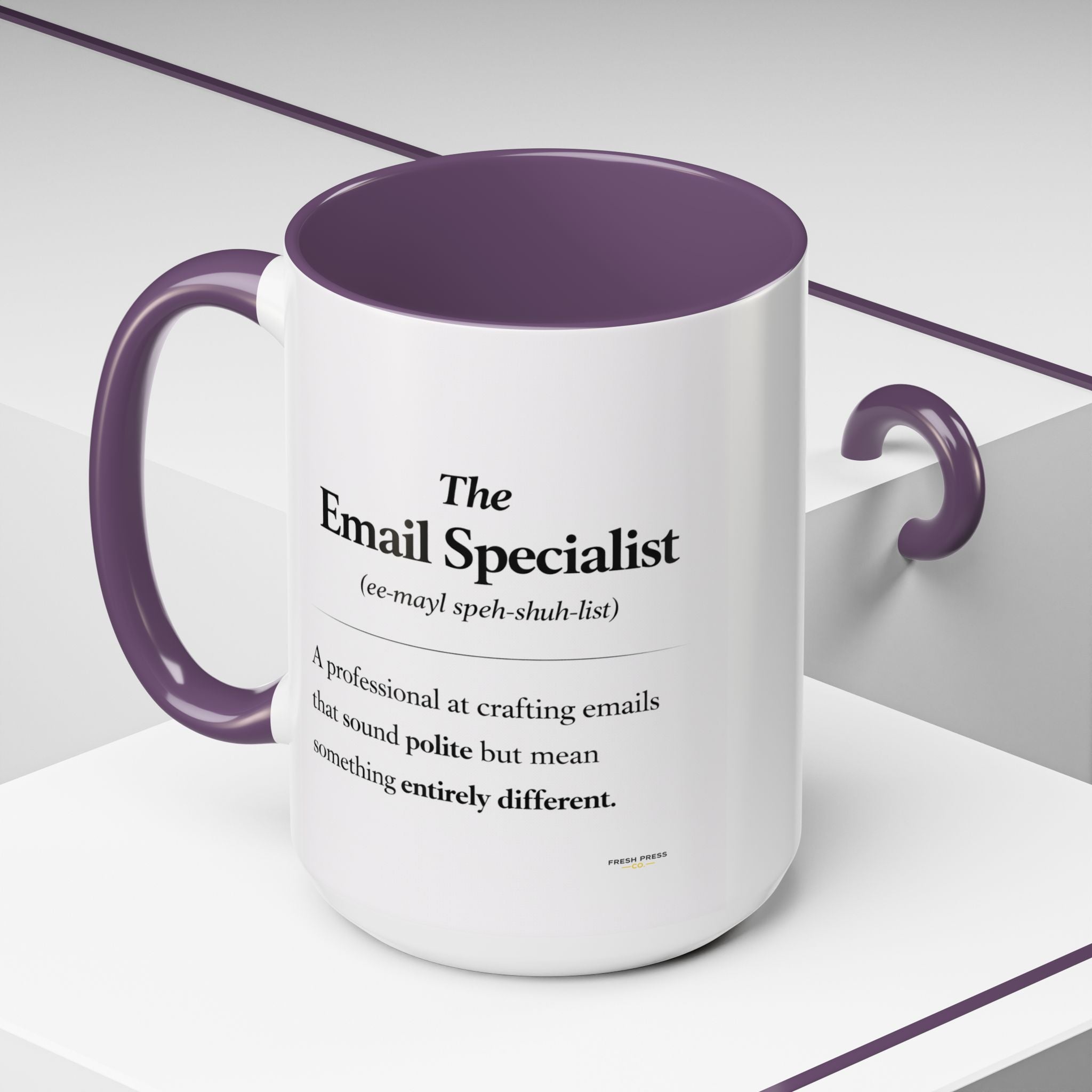 "The Email Specialist" Coffee Mug (11/15oz Accent Mug)