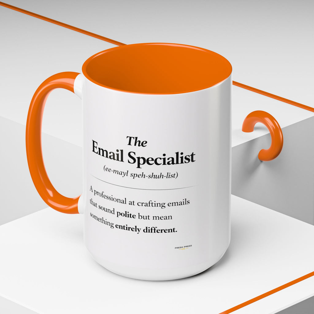 "The Email Specialist" Coffee Mug (11/15oz Accent Mug)