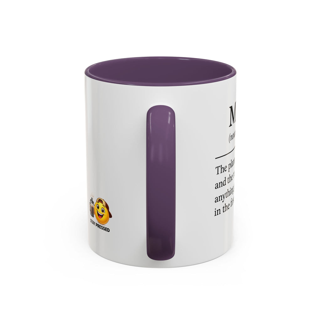 "Mom" Coffee Mug - Accent Mug (11/15oz)