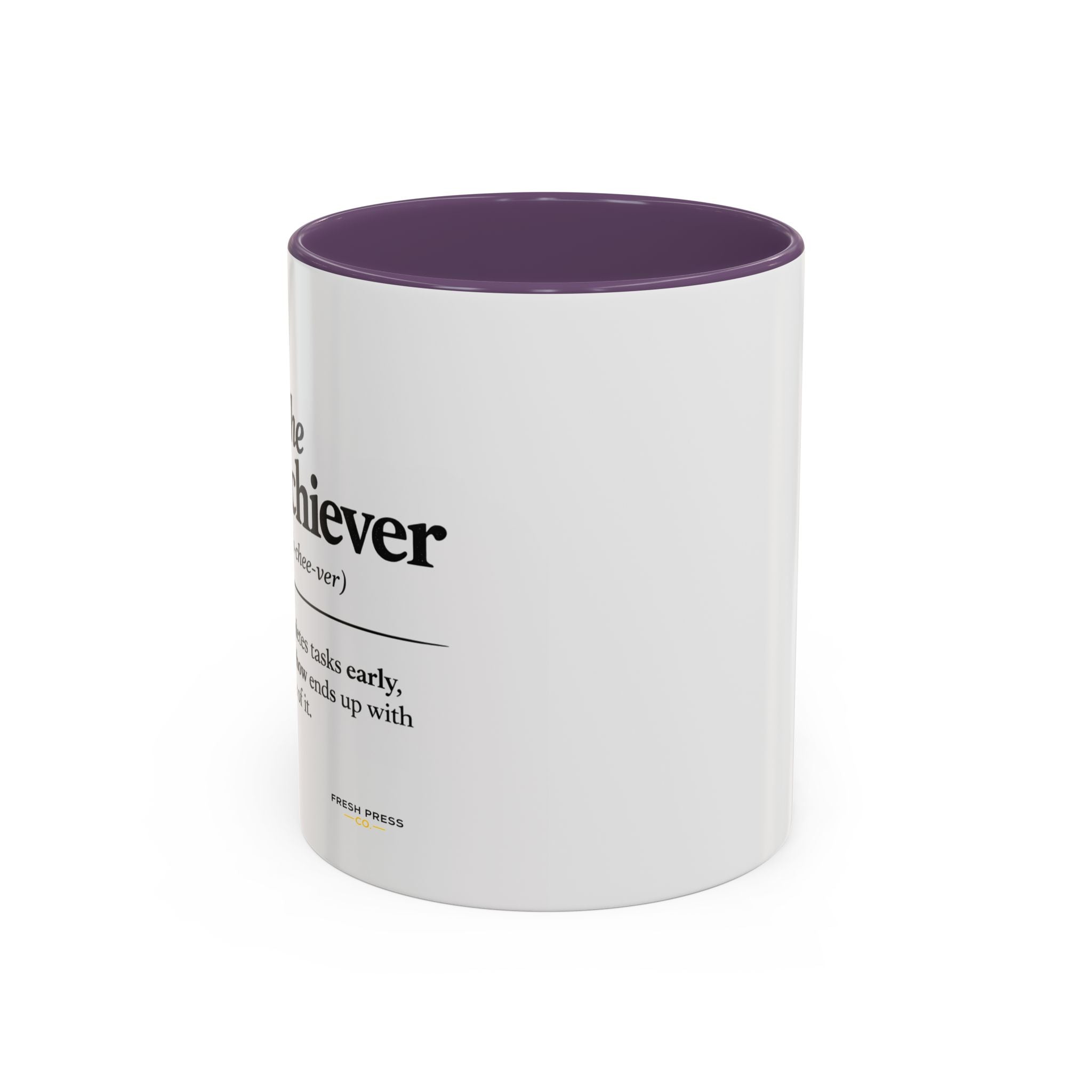 "The Overachiever" Coffee Mug - Barista Emoji Coffee Mug (11/15oz)