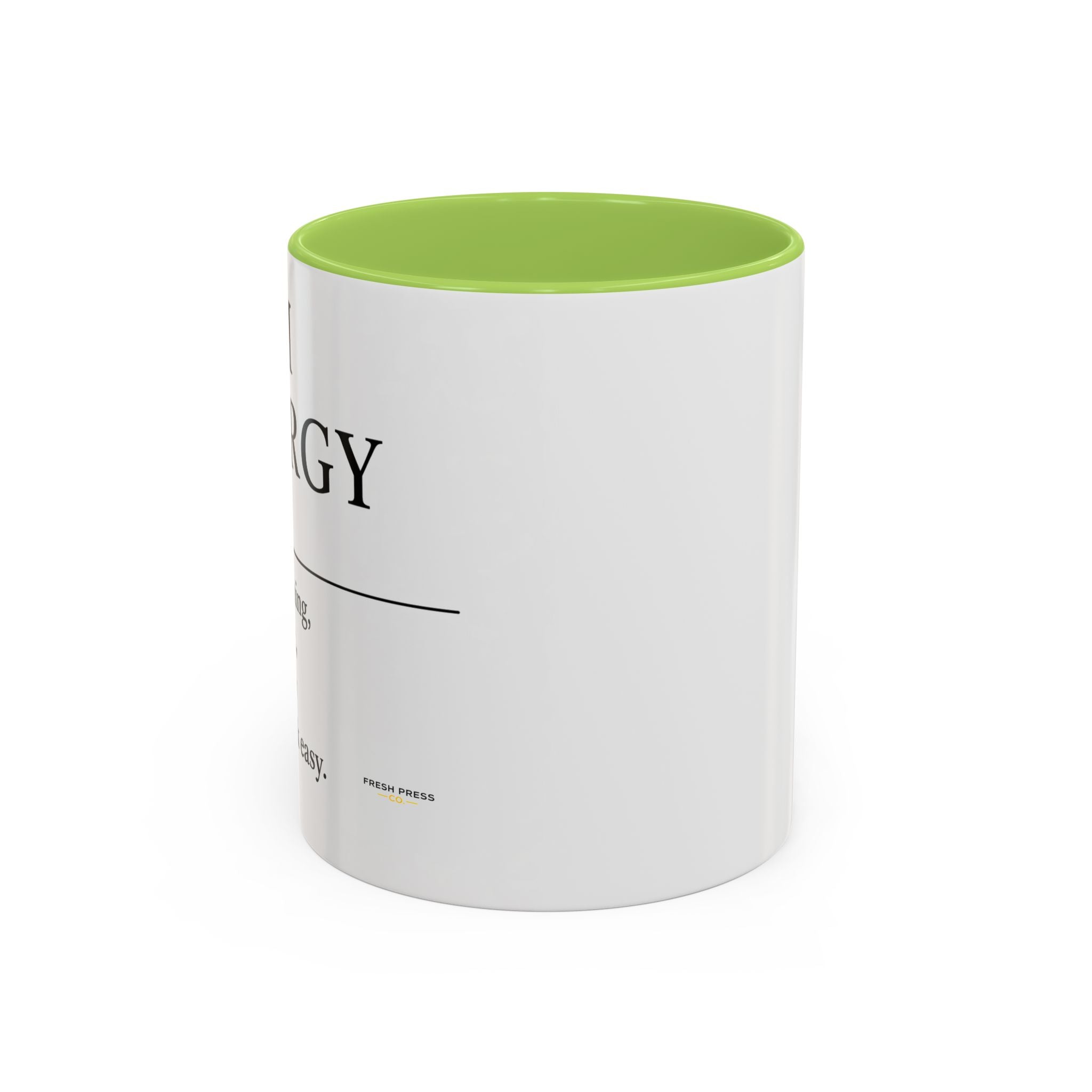 "Mom Energy" Coffee Mug —  Accent Mug (11/15oz)