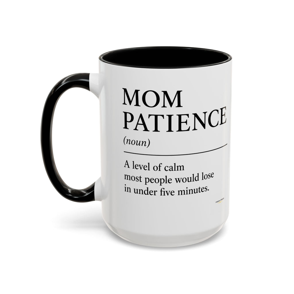 Stay Pressed Coffee Mug — Funny Espresso Emoji Accent Ceramic Mug (11/15oz)