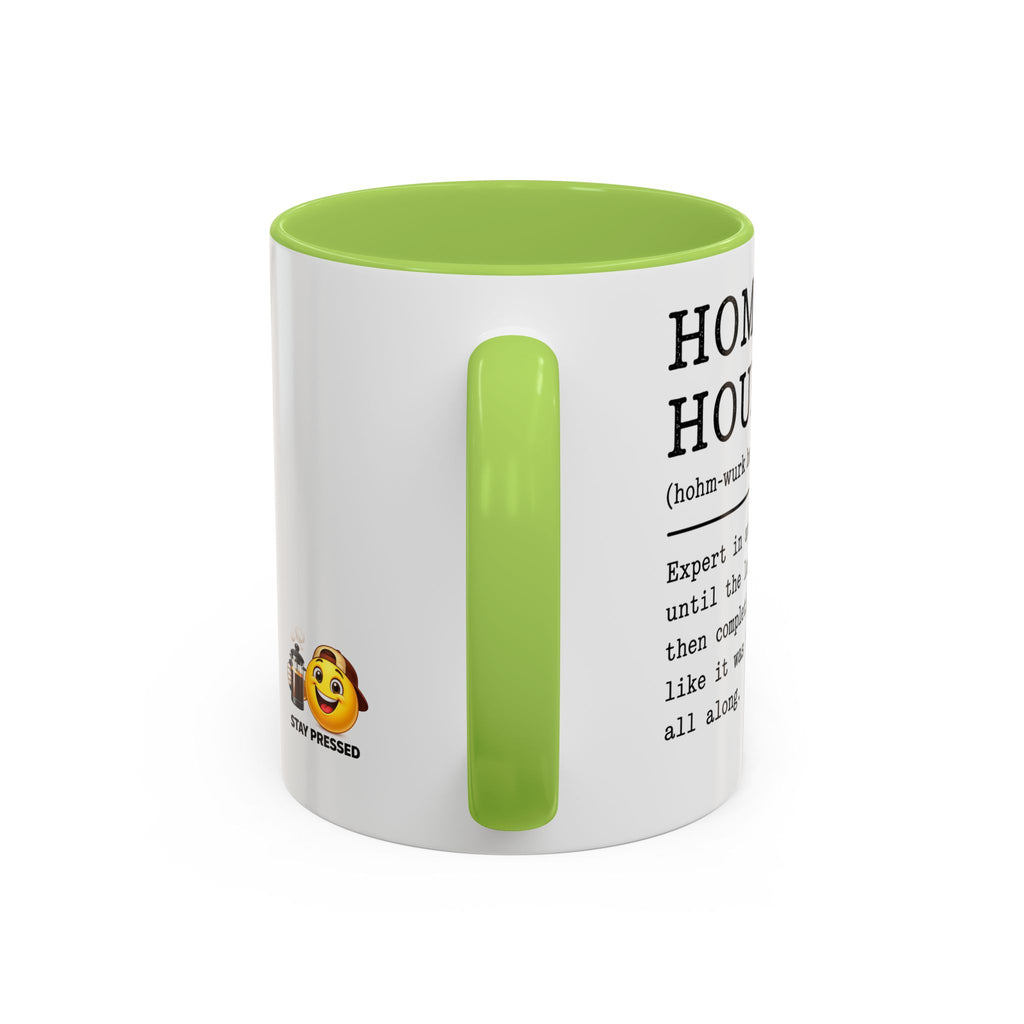 "Homework Houdini" Coffee Mug — Accent Mug