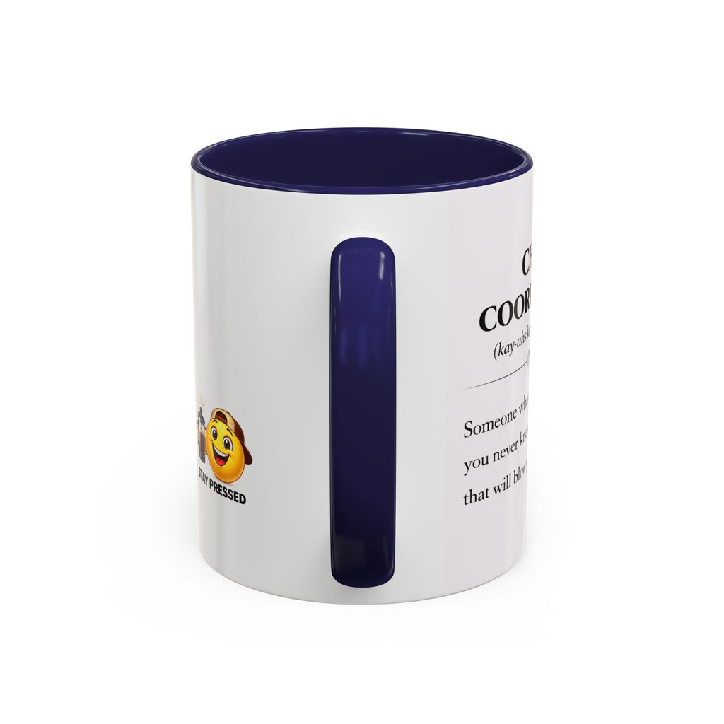 "Chaos Coordinator" Coffee Mug — Funny Definition Mug for Problem Solvers (11/15oz)