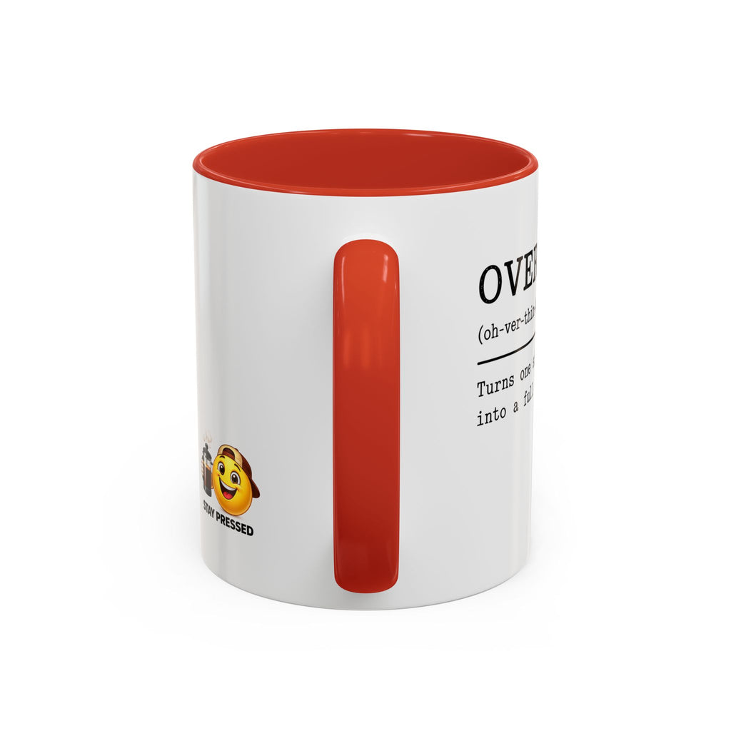 "Overthinker" Coffee Mug — Funny Accent Mug (11/15 oz)