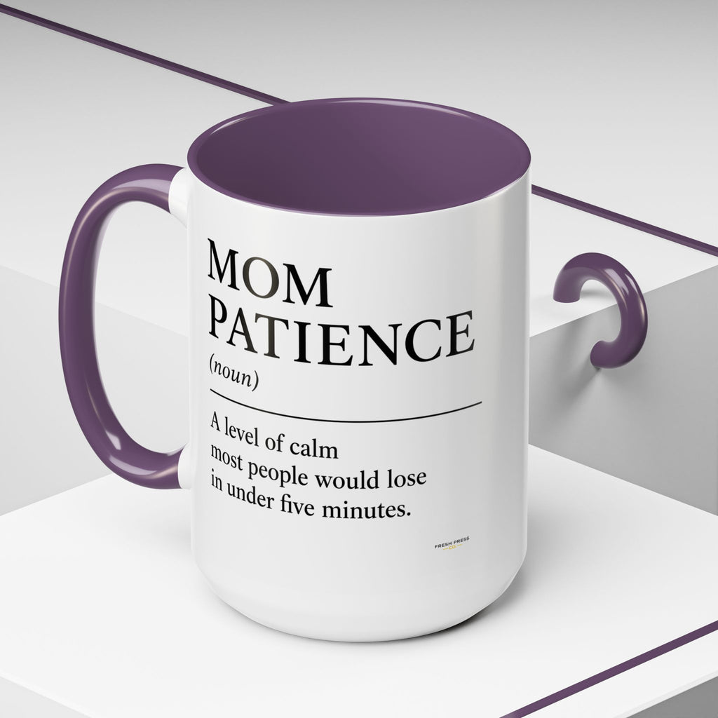 Stay Pressed Coffee Mug — Funny Espresso Emoji Accent Ceramic Mug (11/15oz)