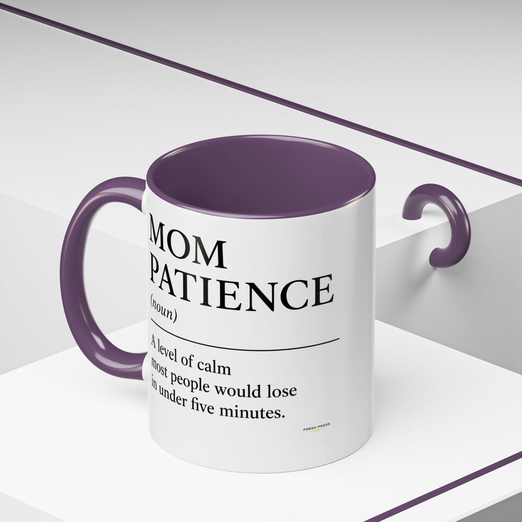 Stay Pressed Coffee Mug — Funny Espresso Emoji Accent Ceramic Mug (11/15oz)