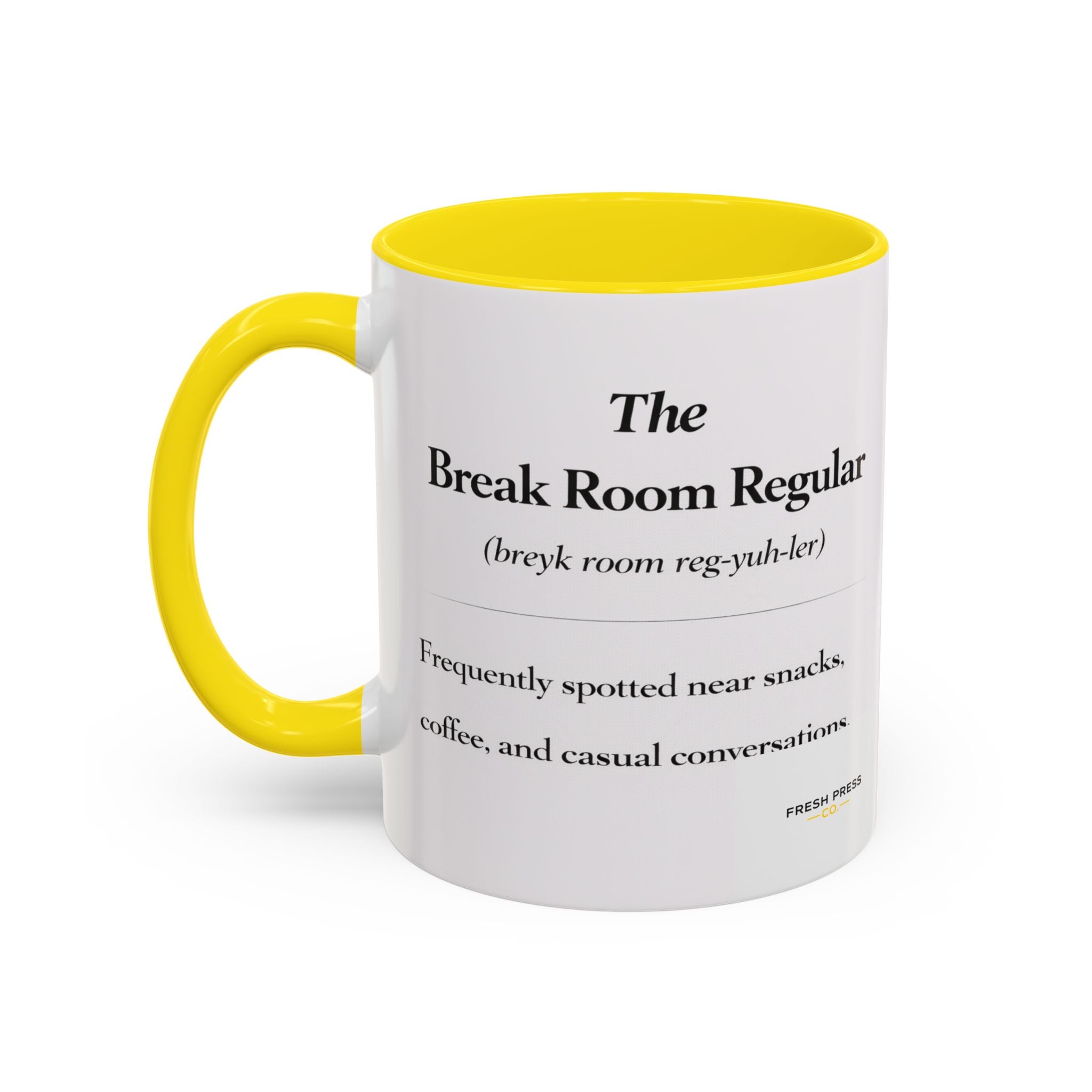 "Break Room Regular" Coffee Definition Mug (11/15 oz)