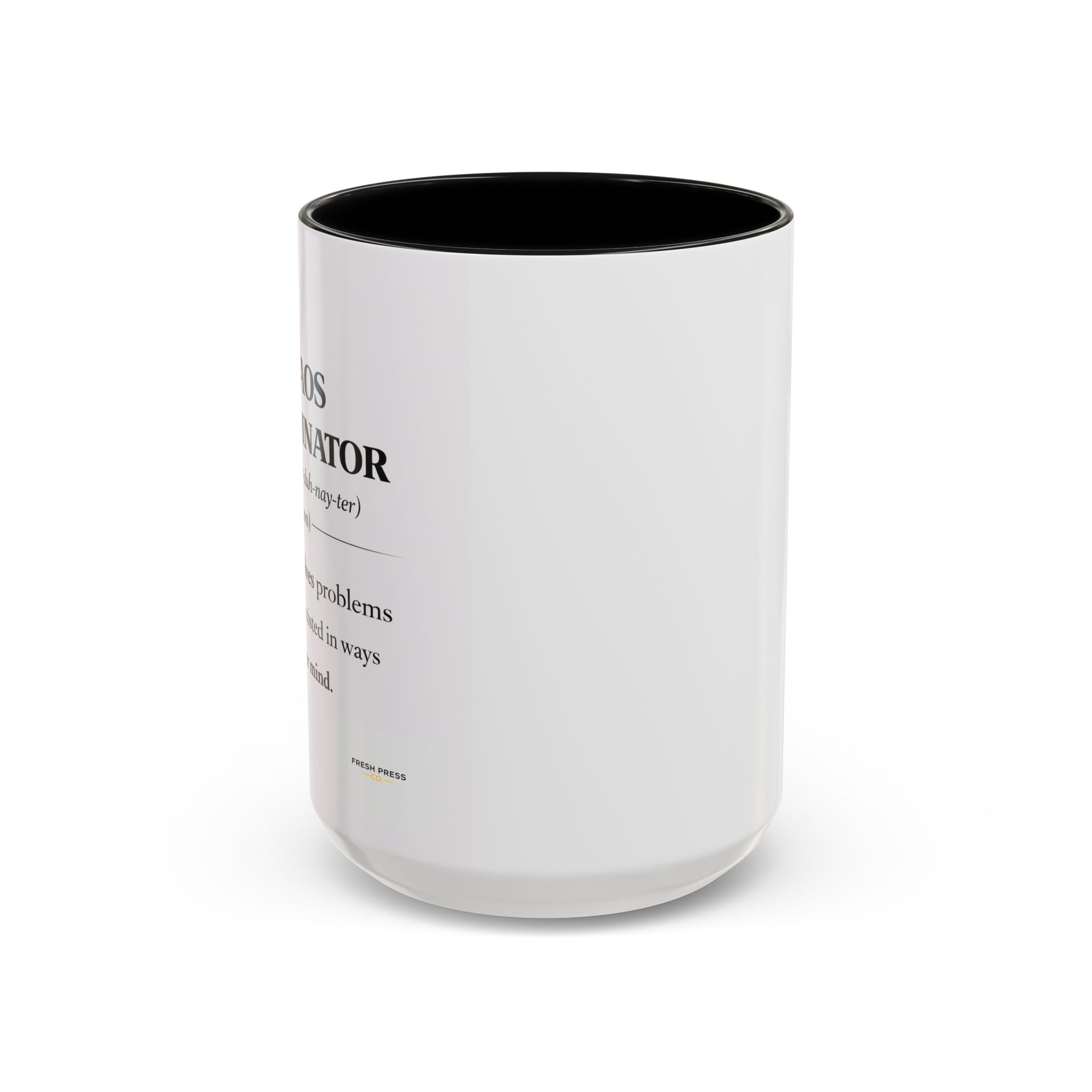 "Chaos Coordinator" Coffee Mug — Funny Definition Mug for Problem Solvers (11/15oz)