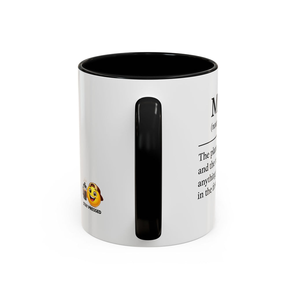 "Mom" Coffee Mug - Accent Mug (11/15oz)