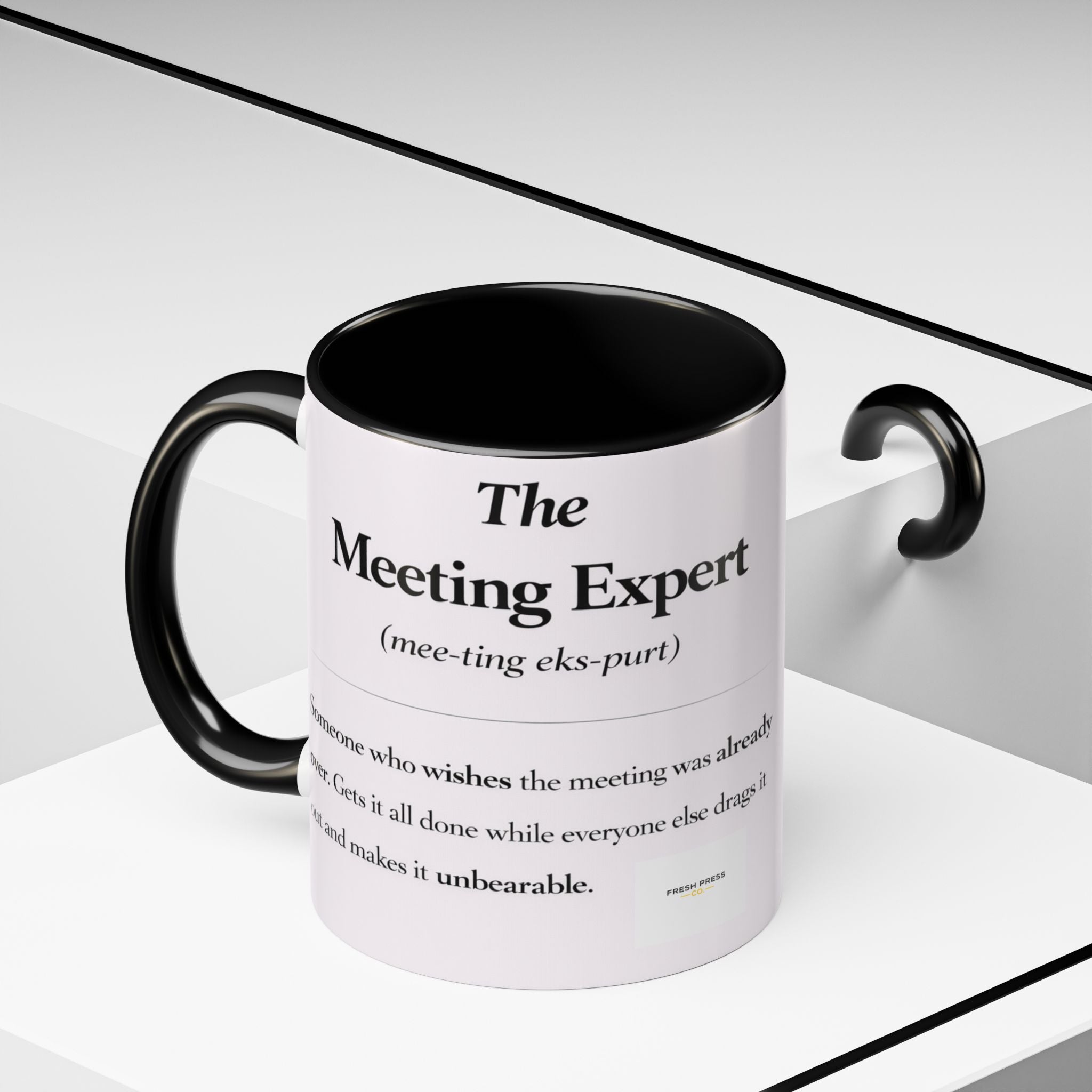 "The Meeting Expert" Coffee Accent Mug (11/15oz)