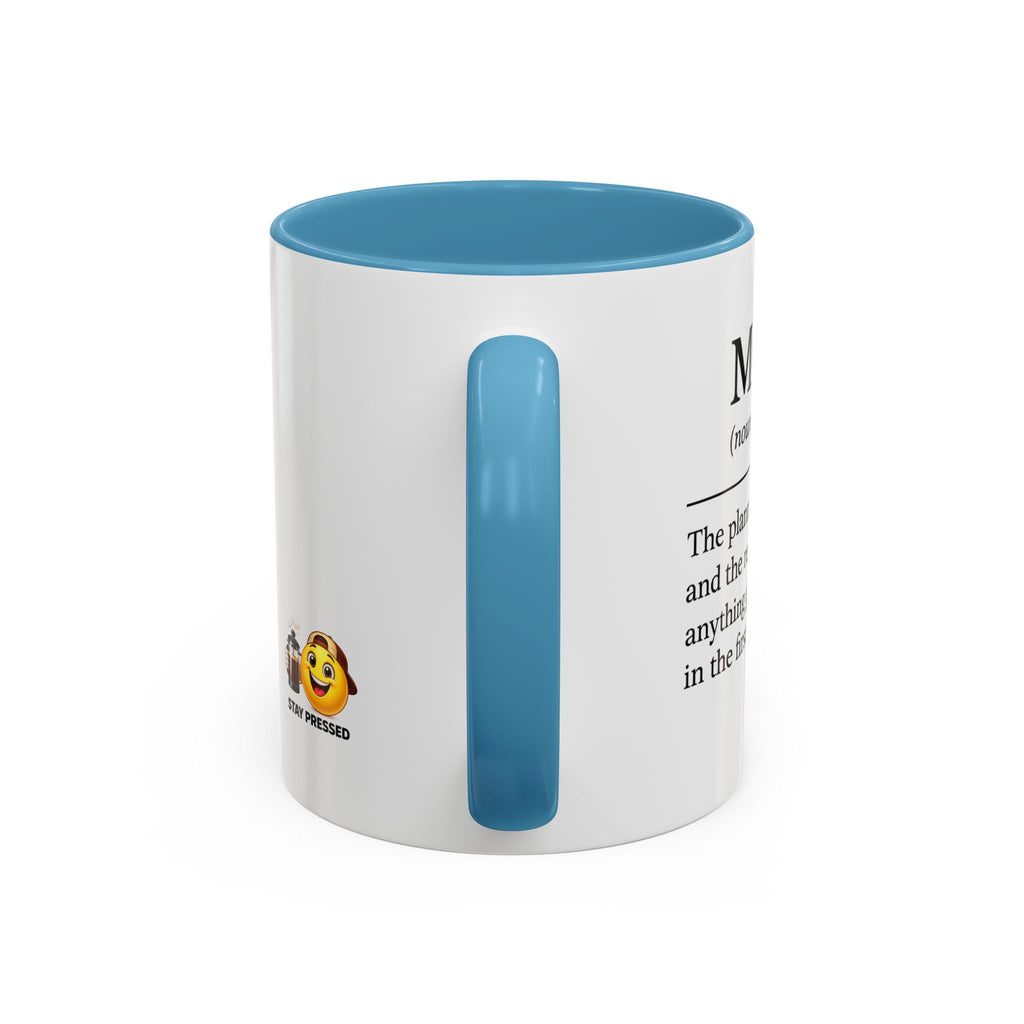 "Mom" Coffee Mug - Accent Mug (11/15oz)