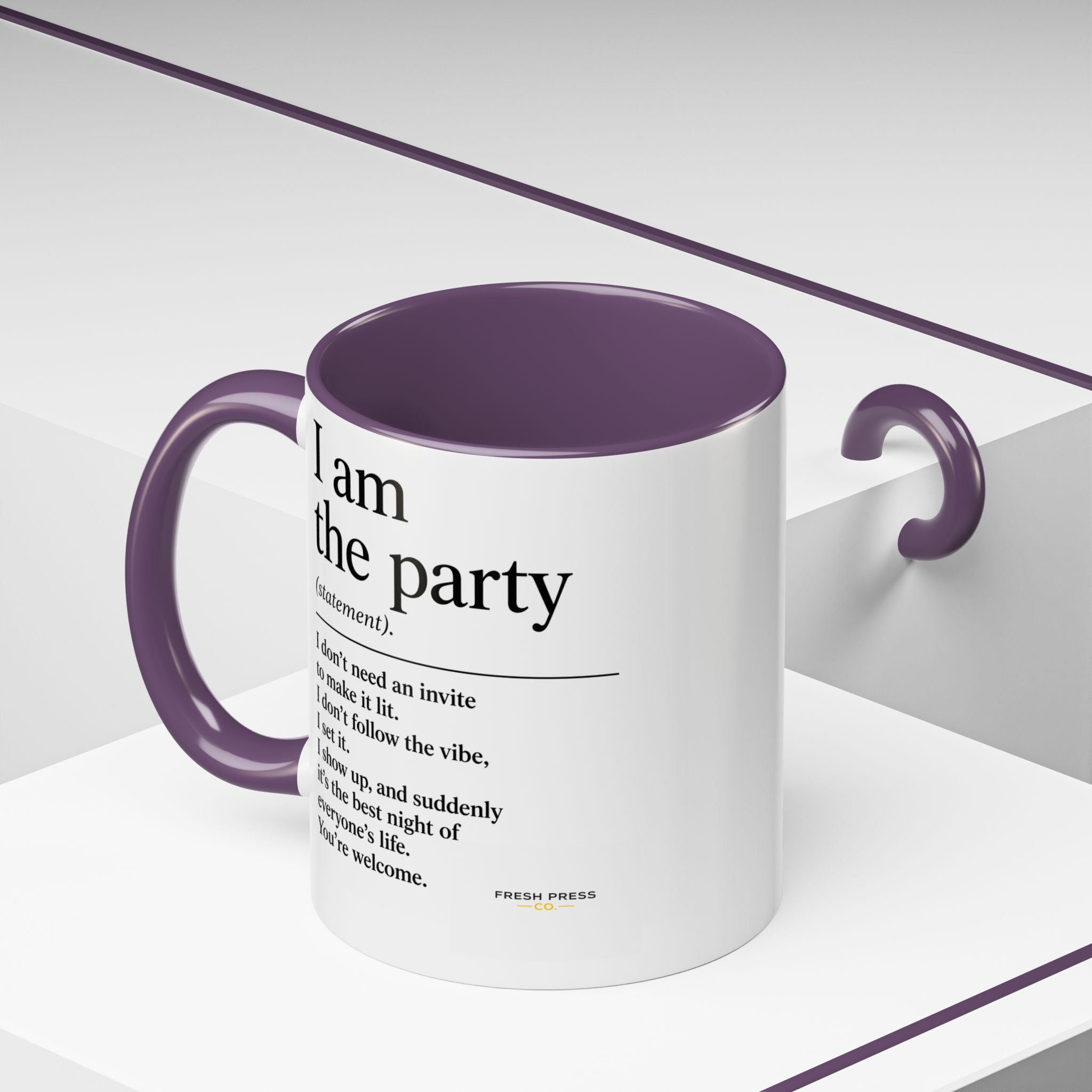 "I Am The Party" Coffee Mug (Accent 11/15oz)