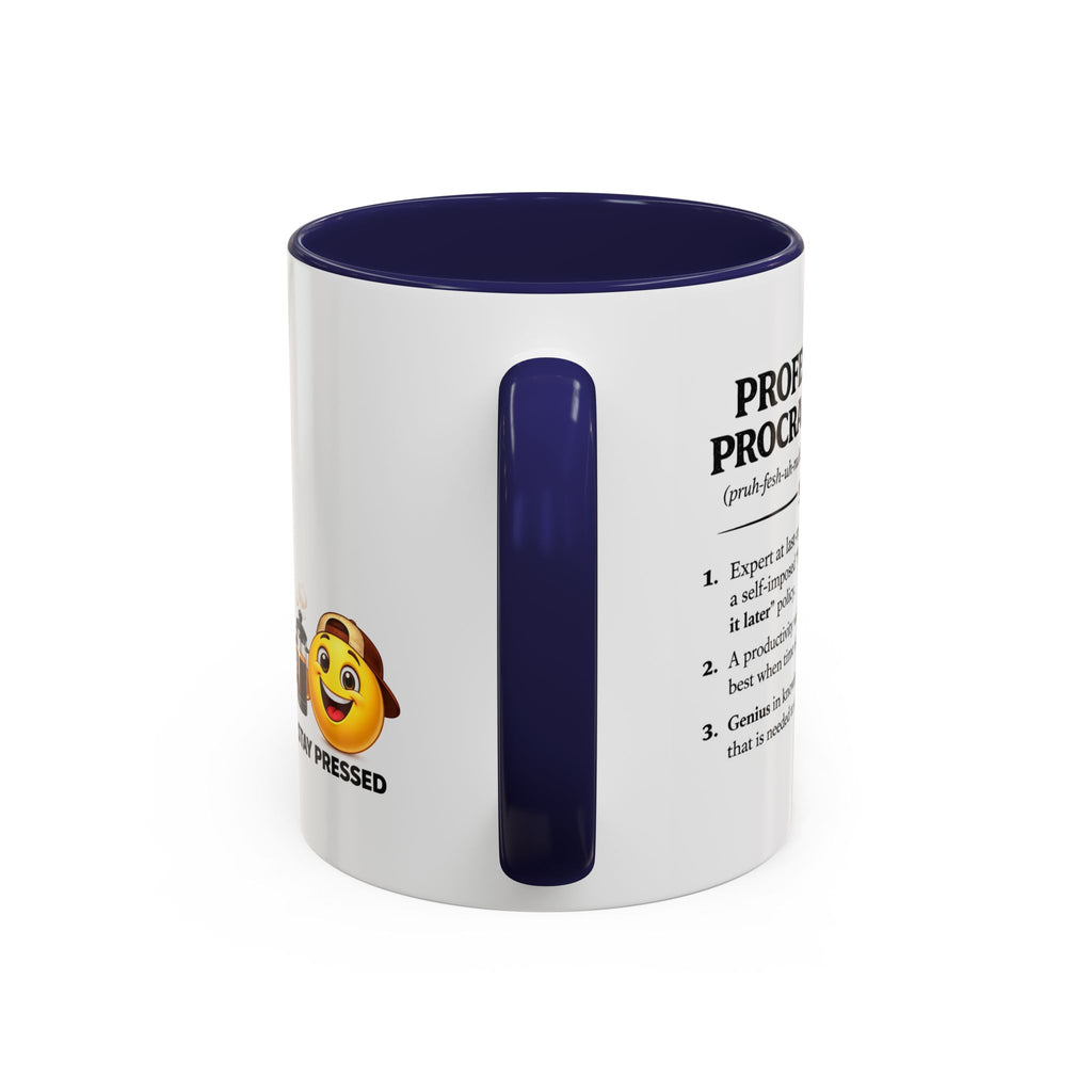 "Professional Procrastinator" Coffee Mug - accent Mug (11/15 oz)