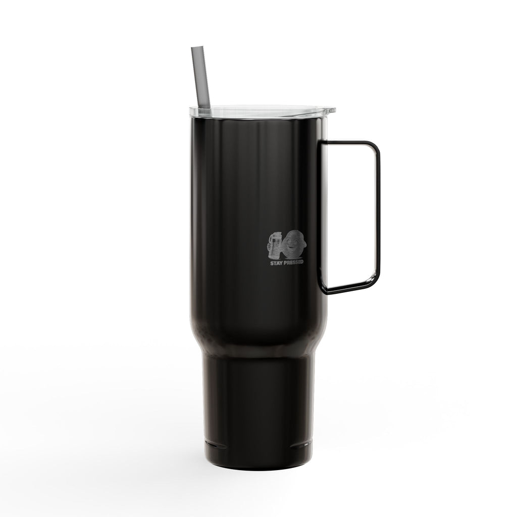 "I Got Out Of My Tesla For This?" 40oz Insulated Travel Tumbler – Engraved Car Lover Gift