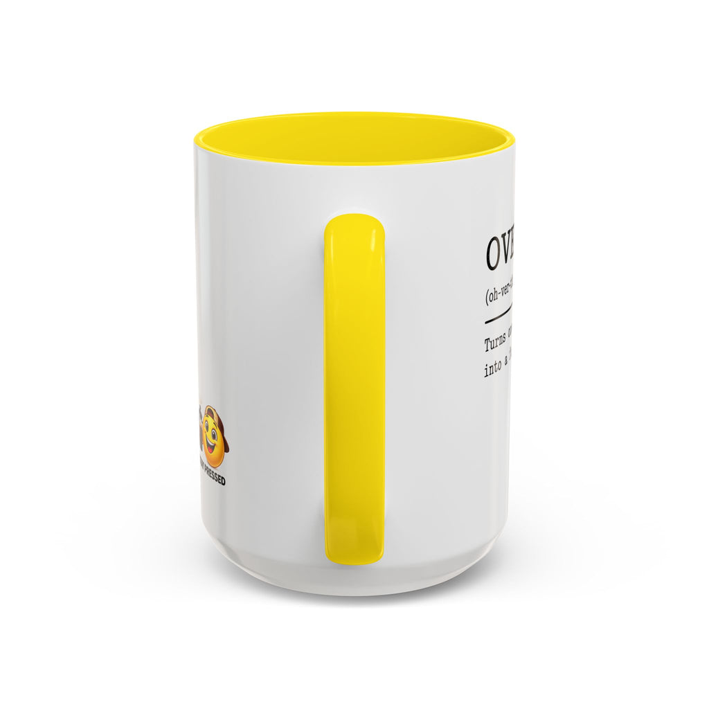"Overthinker" Coffee Mug — Funny Accent Mug (11/15 oz)