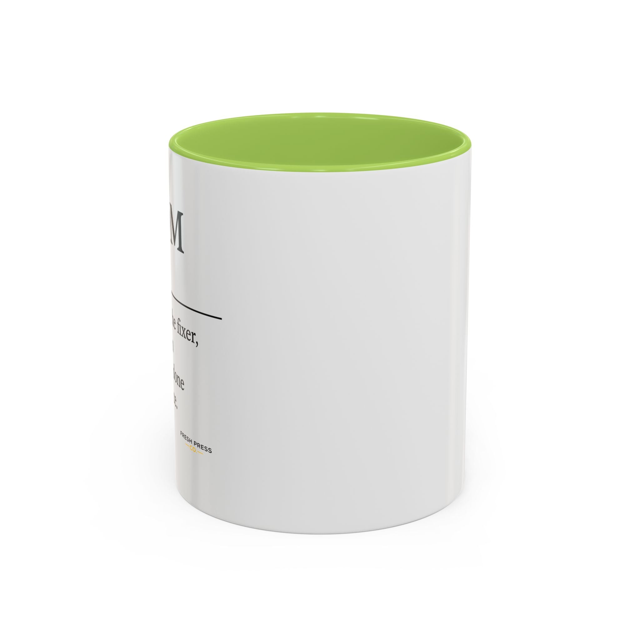 "Mom" Coffee Mug - Accent Mug (11/15oz)