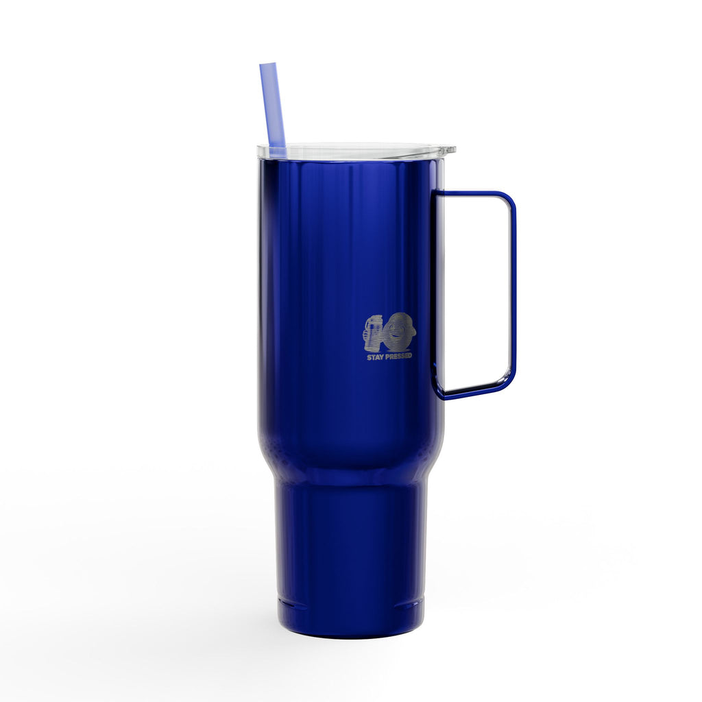 "I Got Out Of My Tesla For This?" 40oz Insulated Travel Tumbler – Engraved Car Lover Gift