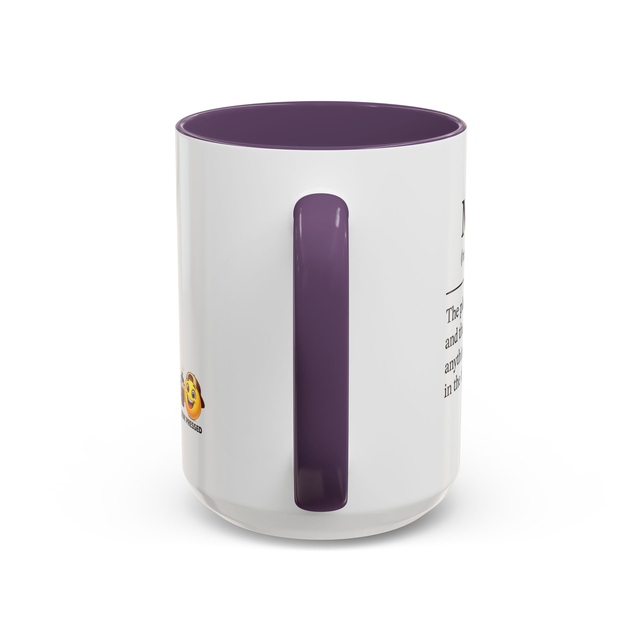"Mom" Coffee Mug - Accent Mug (11/15oz)