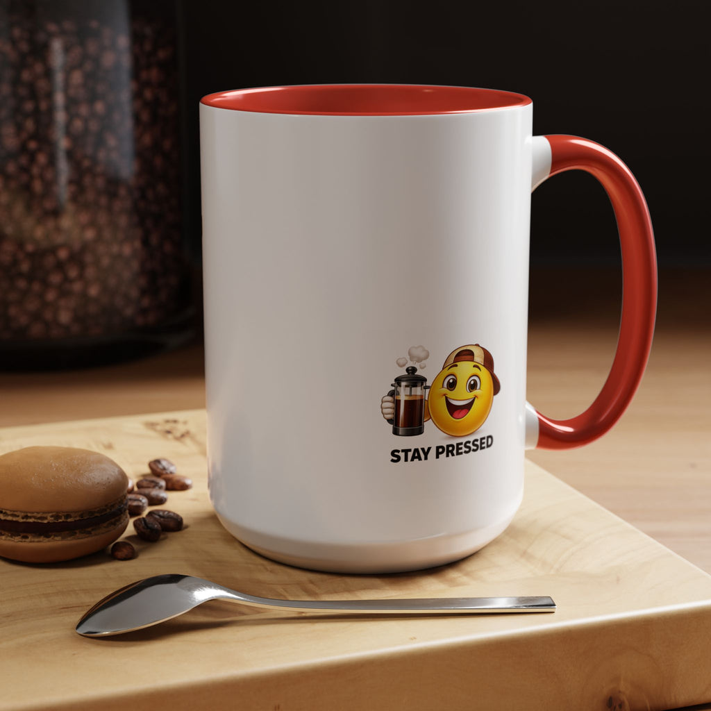 "Im Addicted" Coffee Mug – Funny Emoji Espresso Cup (11/15oz)