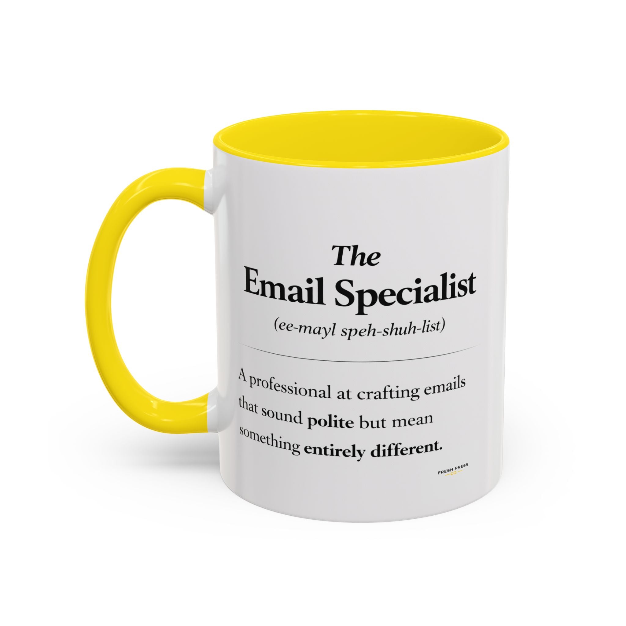"The Email Specialist" Coffee Mug (11/15oz Accent Mug)