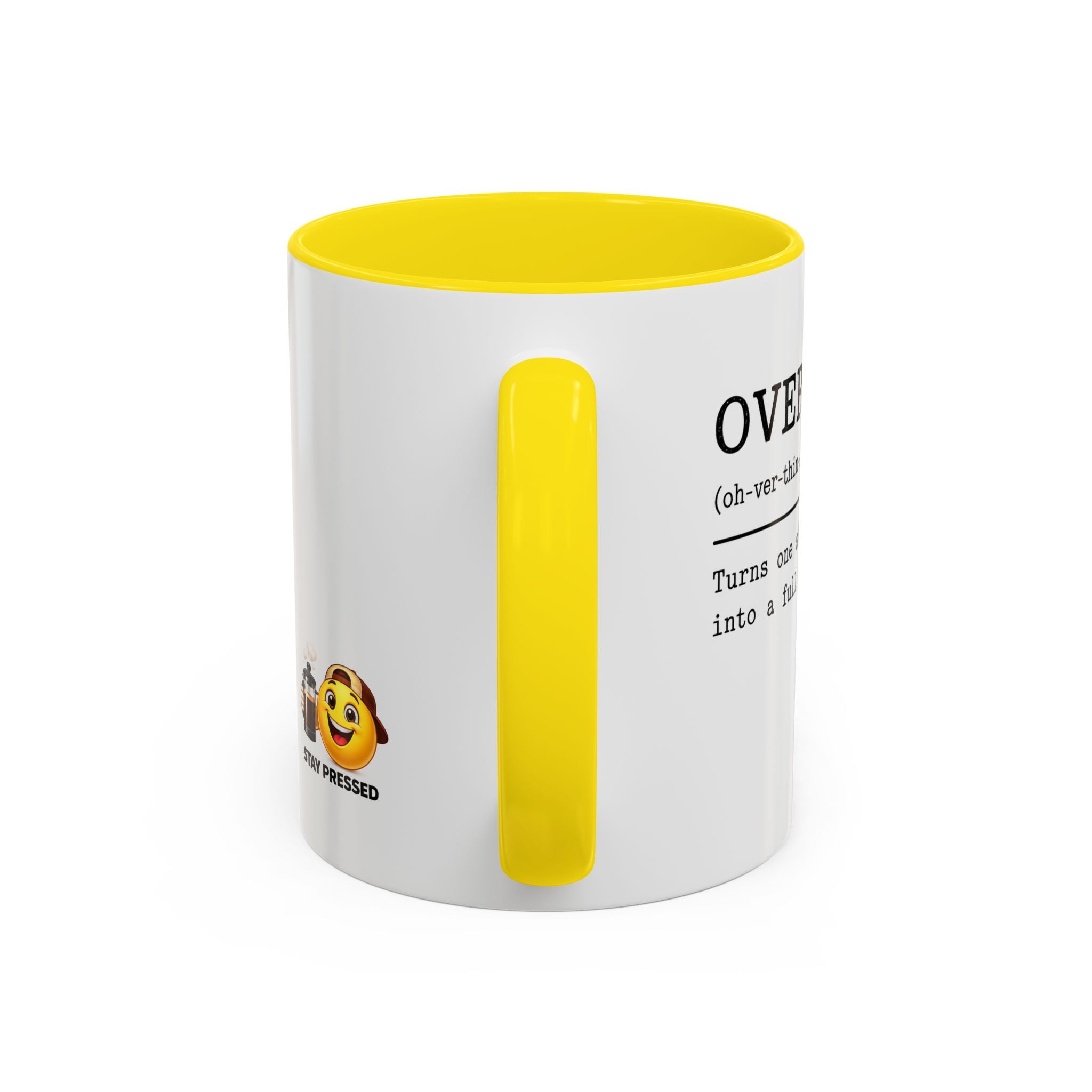 "Overthinker" Coffee Mug — Funny Accent Mug (11/15 oz)