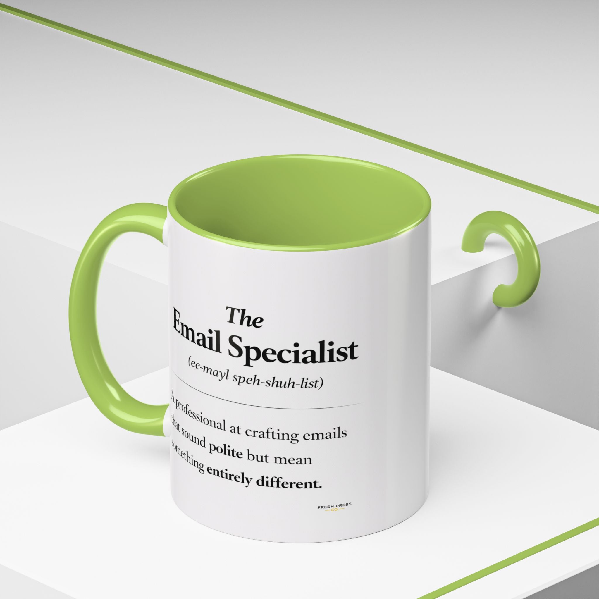 "The Email Specialist" Coffee Mug (11/15oz Accent Mug)