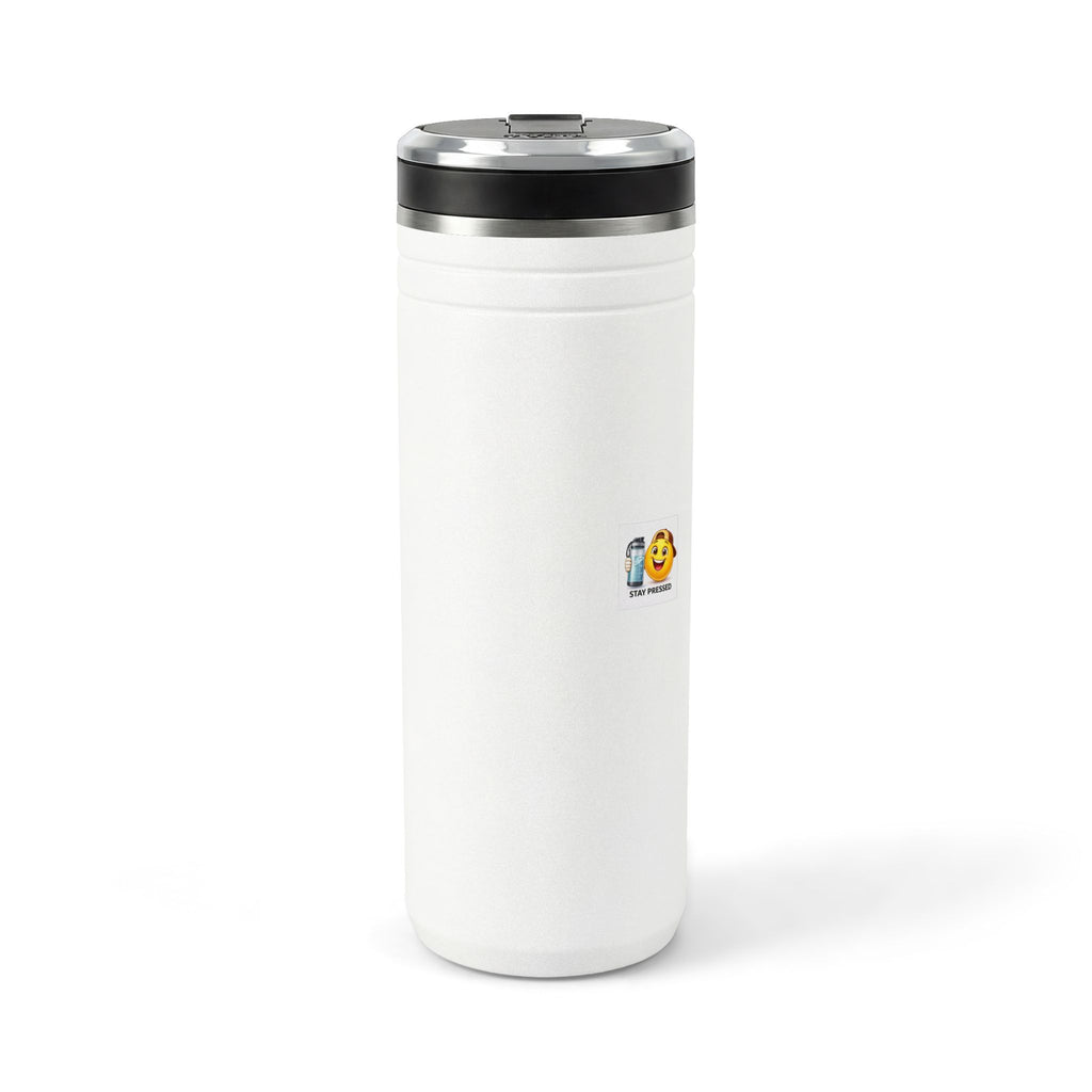 "The Multitasker" 24oz Thermal Straw Tumbler — Insulated Travel Cup for Busy Professionals