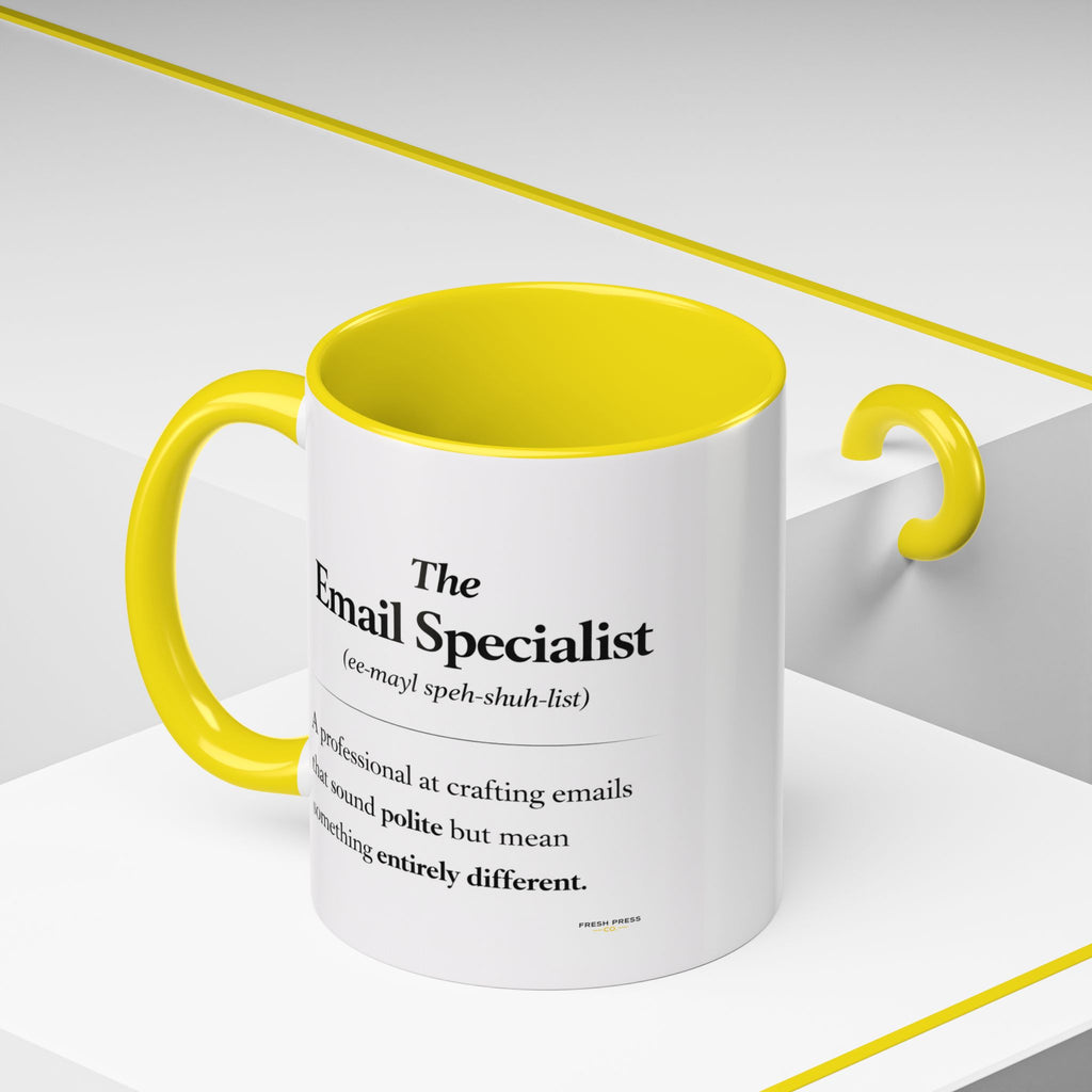 "The Email Specialist" Coffee Mug (11/15oz Accent Mug)