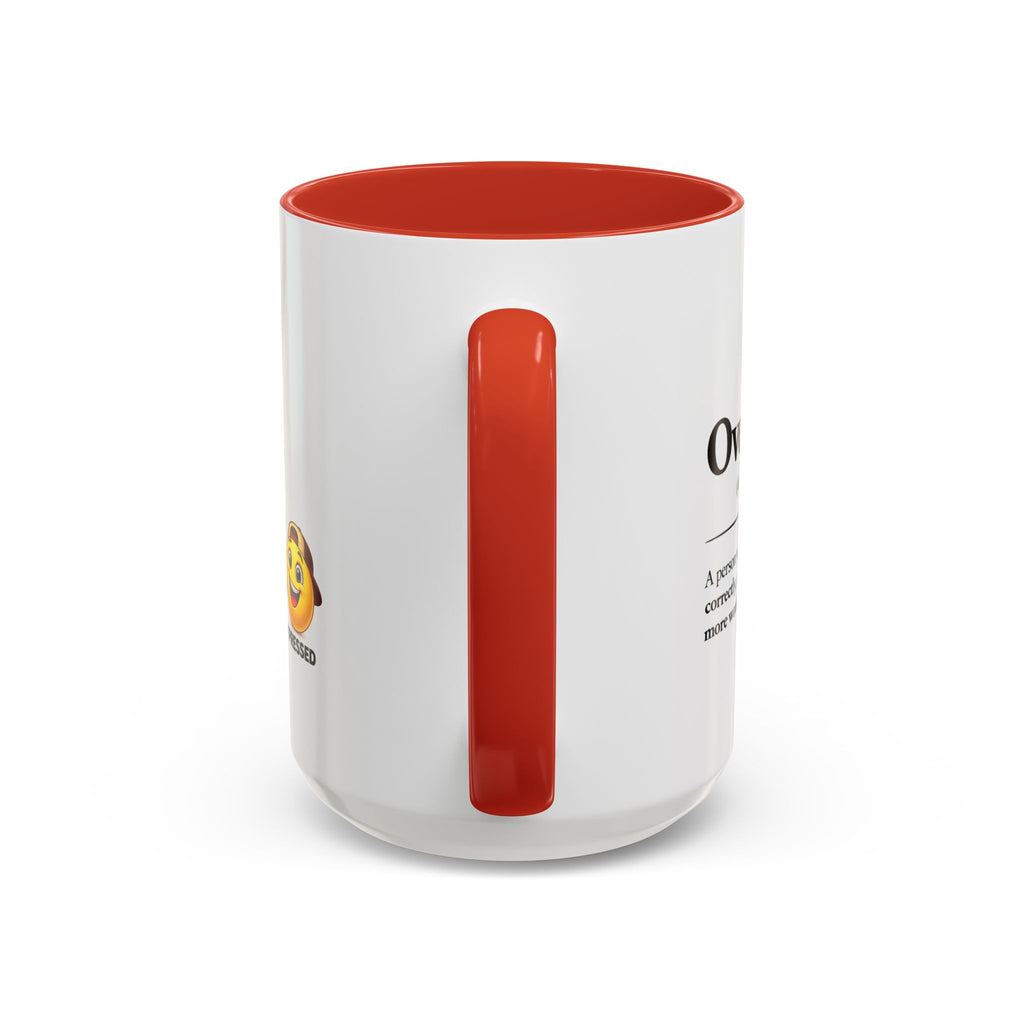 "The Overachiever" Coffee Mug - Barista Emoji Coffee Mug (11/15oz)